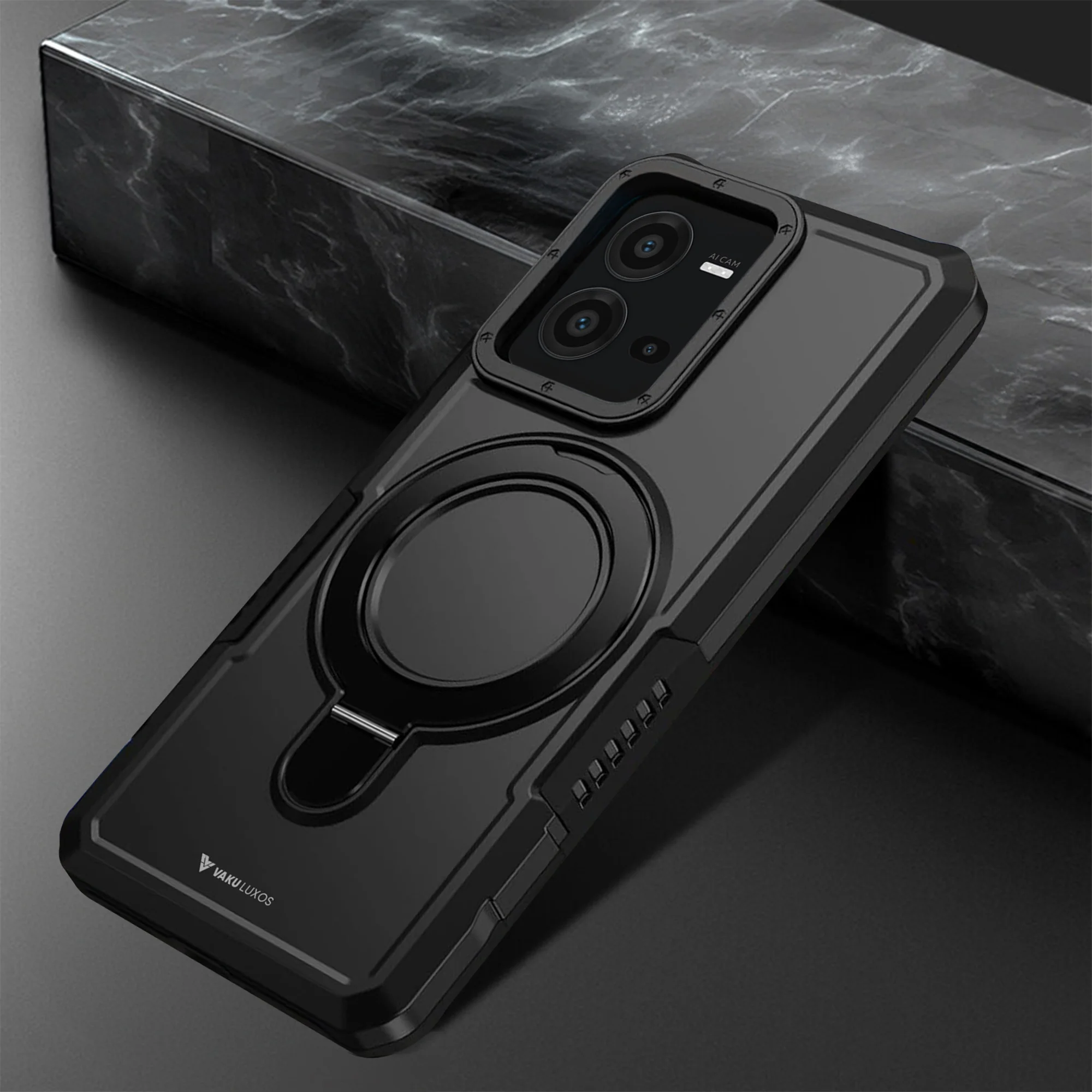 Vaku ® Vivo V25 5G Astor Military Grade Armor Protective Back cover - Image 13