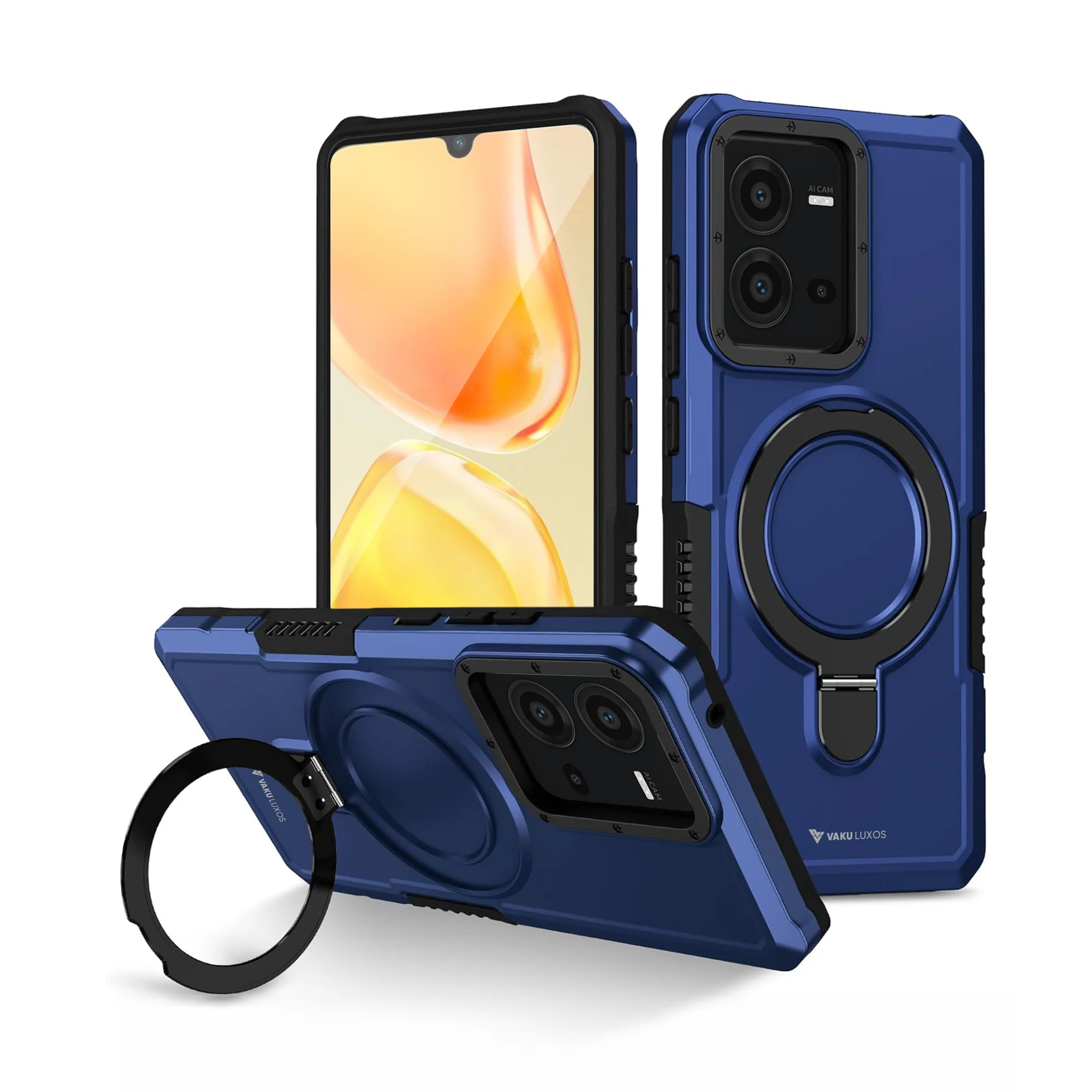 Vaku ® Vivo V25 5G Astor Military Grade Armor Protective Back cover - Image 15