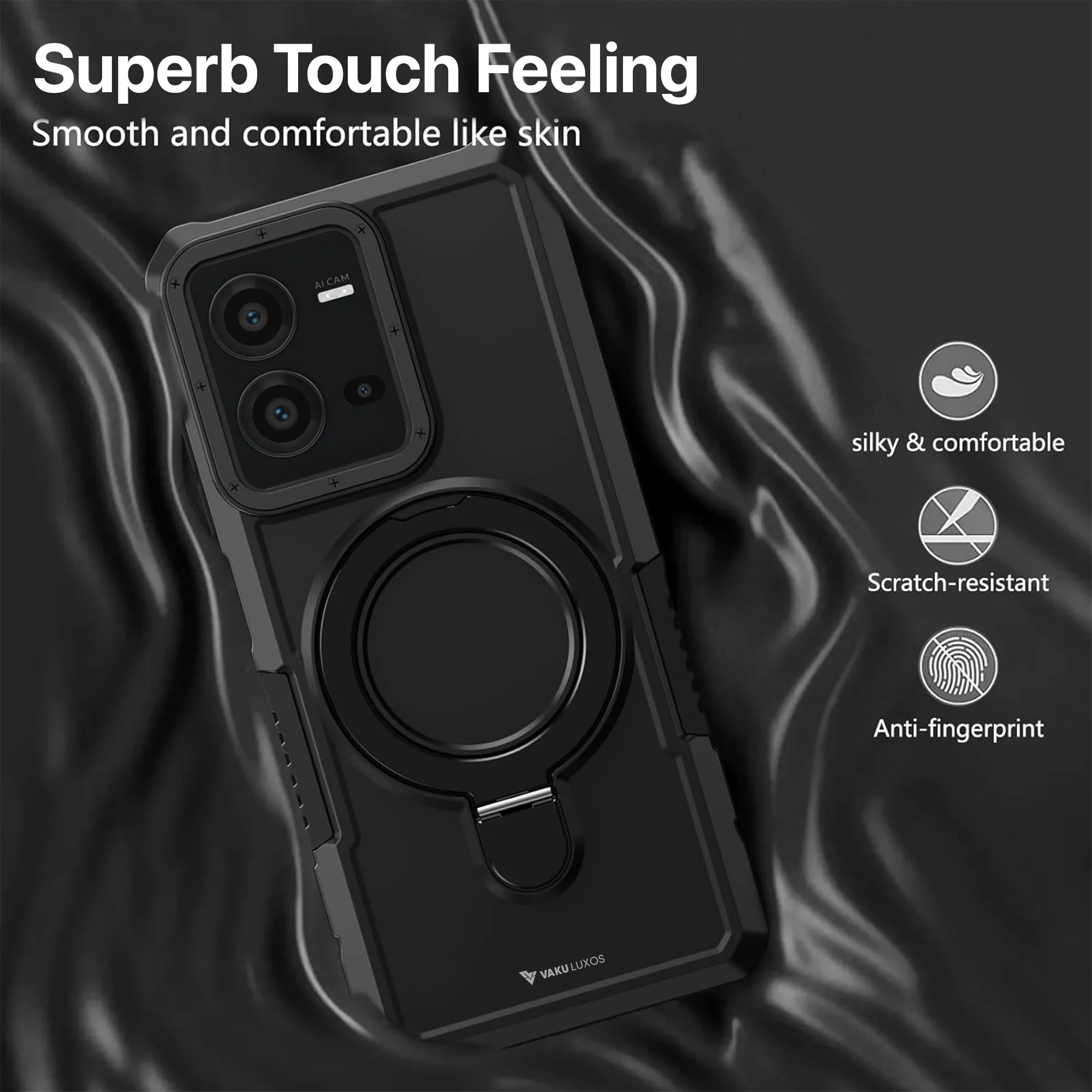 Vaku ® Vivo V25 5G Astor Military Grade Armor Protective Back cover - Image 3