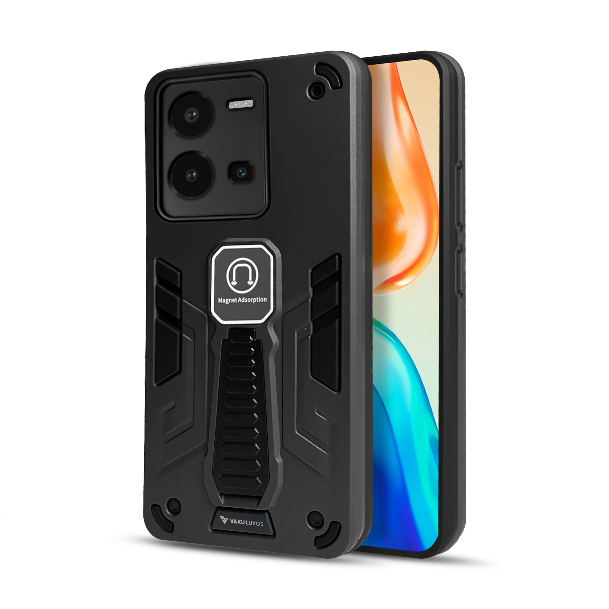 Vaku ® Vivo V25 5G Valor Military Grade Shockproof Back Cover