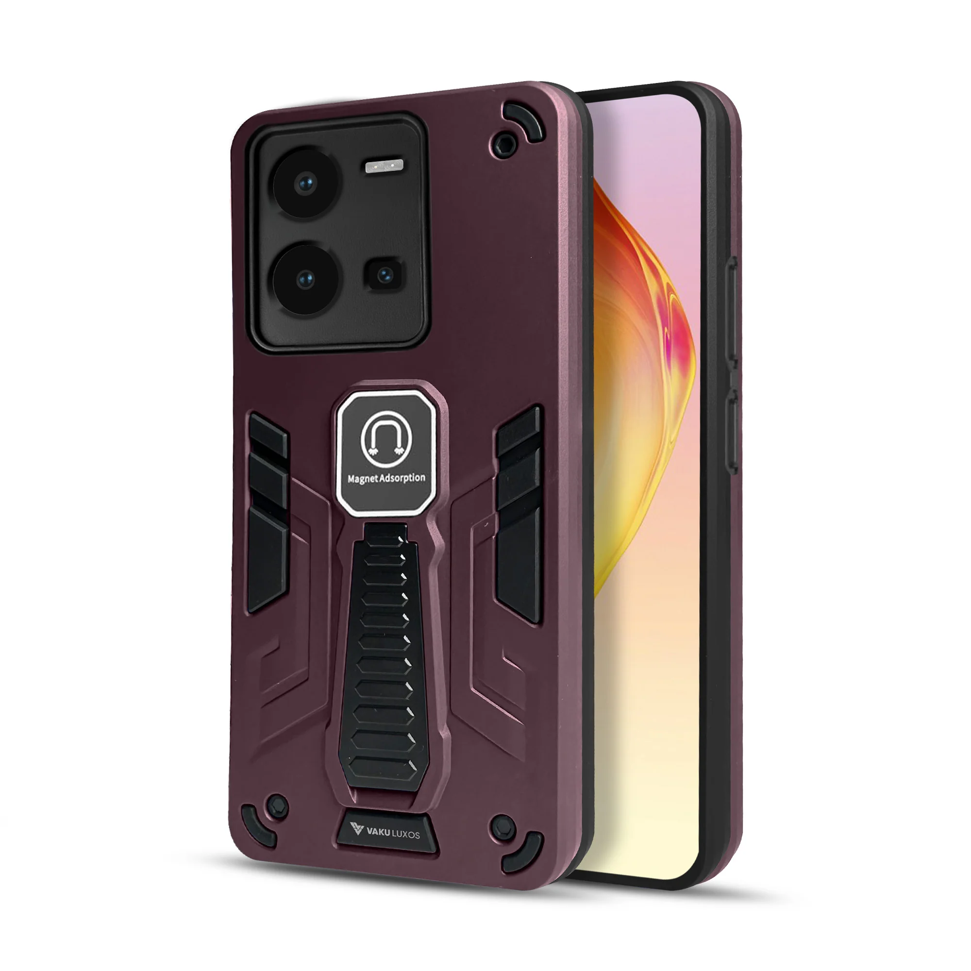 Vaku ® Vivo V25 5G Valor Military Grade Shockproof Back Cover - Image 13