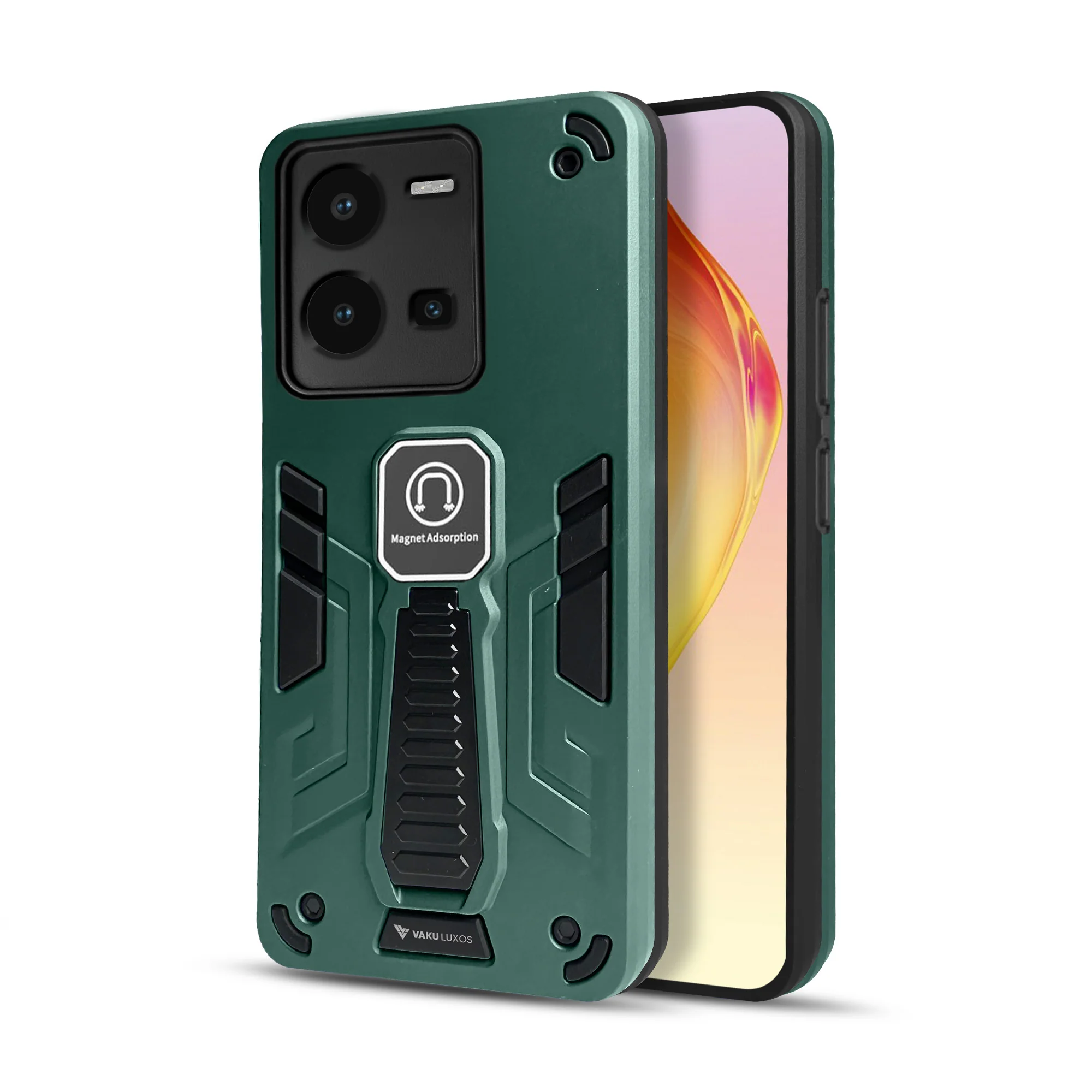 Vaku ® Vivo V25 5G Valor Military Grade Shockproof Back Cover - Image 15