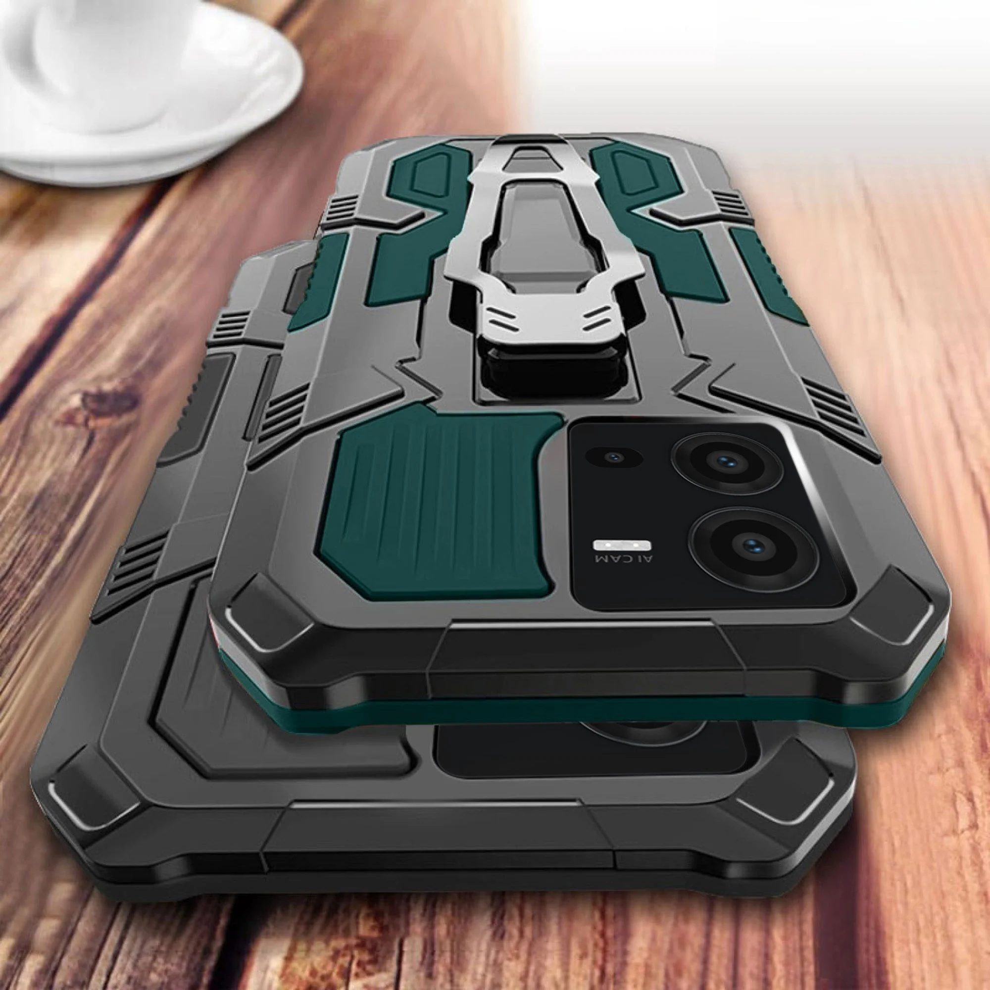 Vaku ® Vivo V25 5G Vanguard Military Grade Back Cover - Image 4