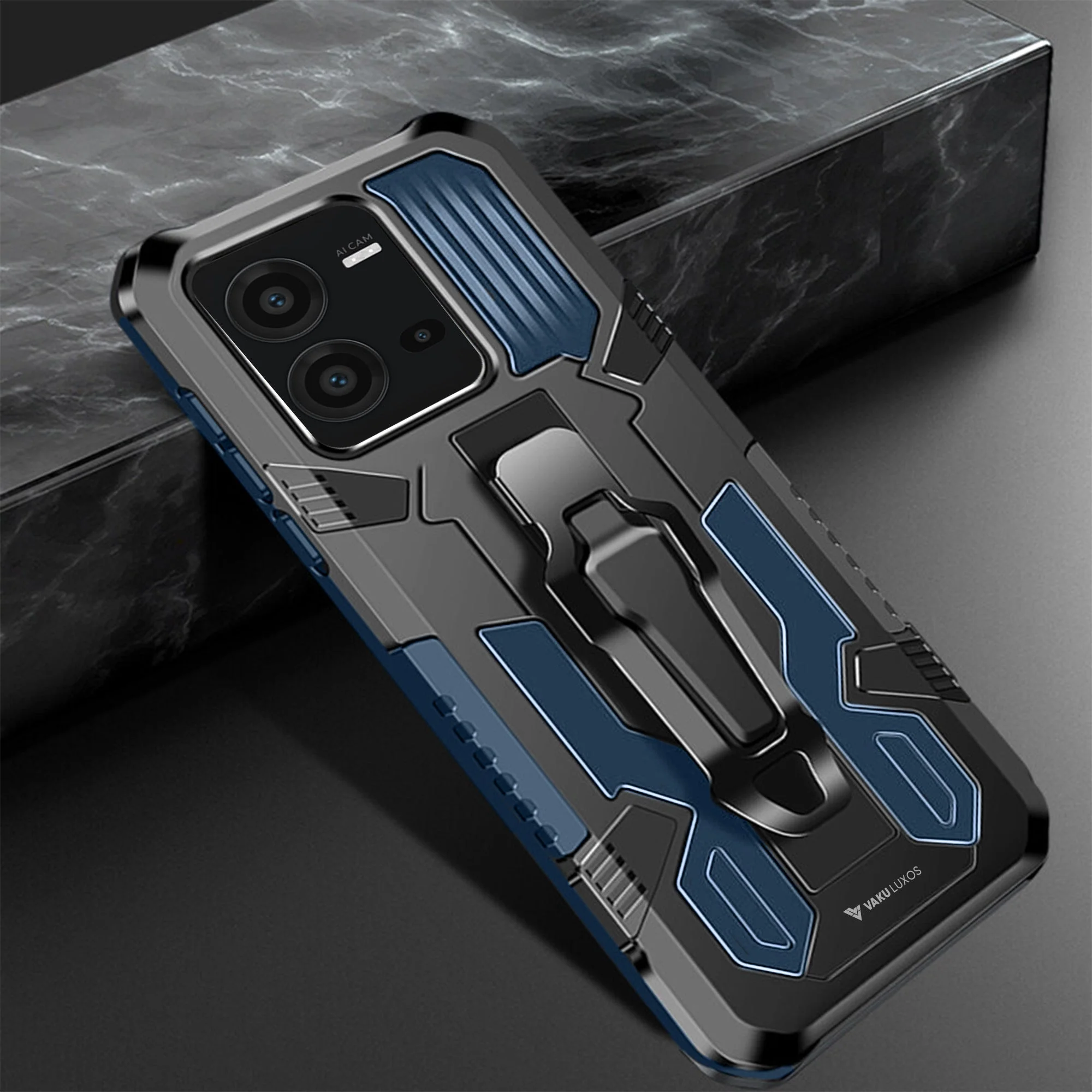 Vaku ® Vivo V25 5G Vanguard Military Grade Back Cover - Image 6