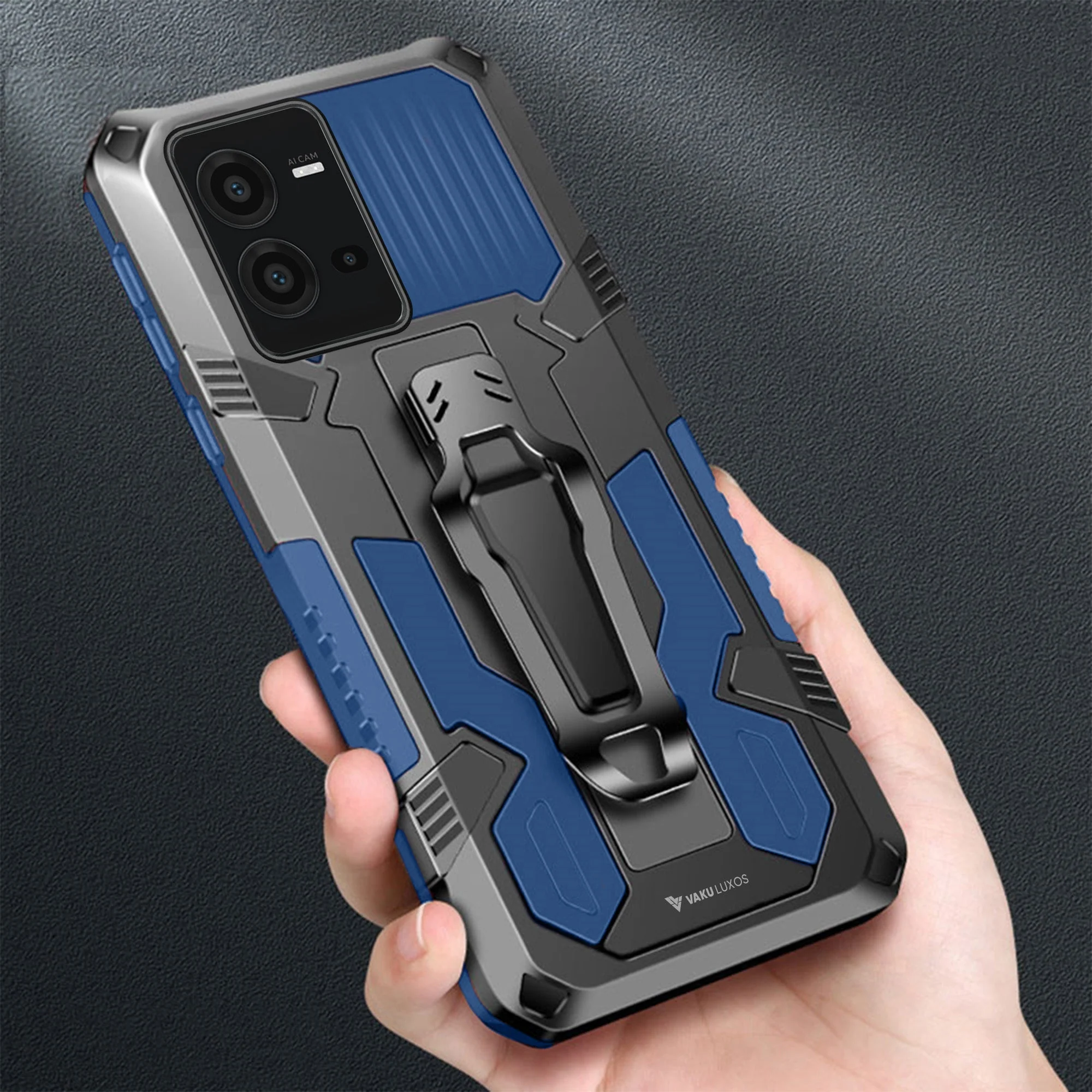 Vaku ® Vivo V25 5G Vanguard Military Grade Back Cover - Image 8