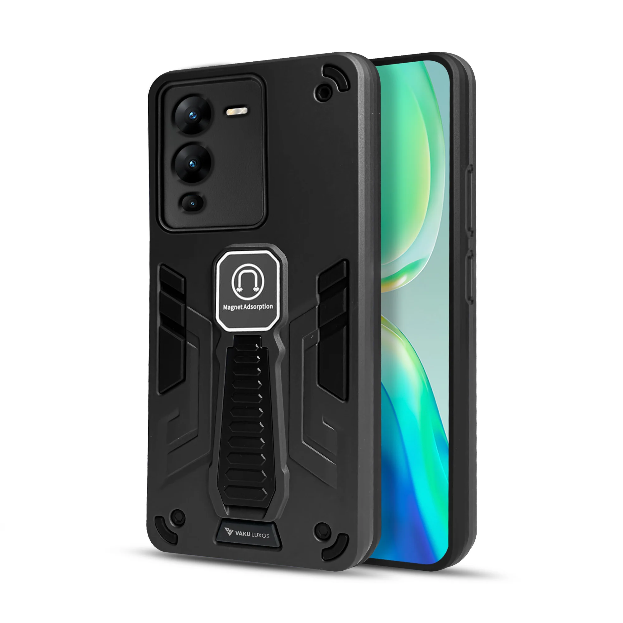 Vaku ® Vivo V25 Pro Valor Military Grade Shockproof Back Cover