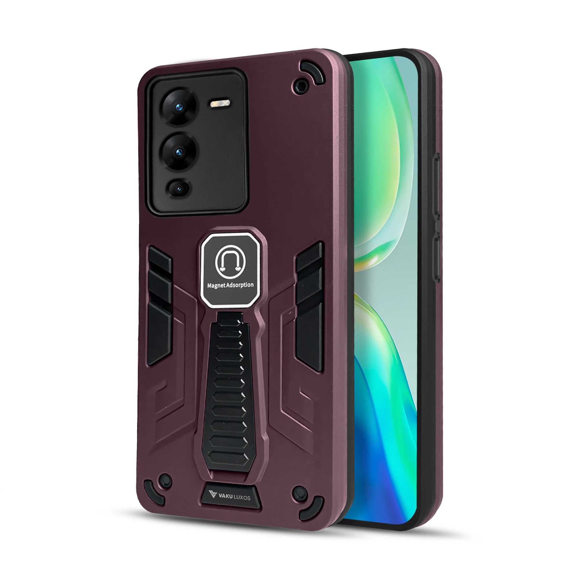 Vaku ® Vivo V25 Pro Valor Military Grade Shockproof Back Cover - Image 14