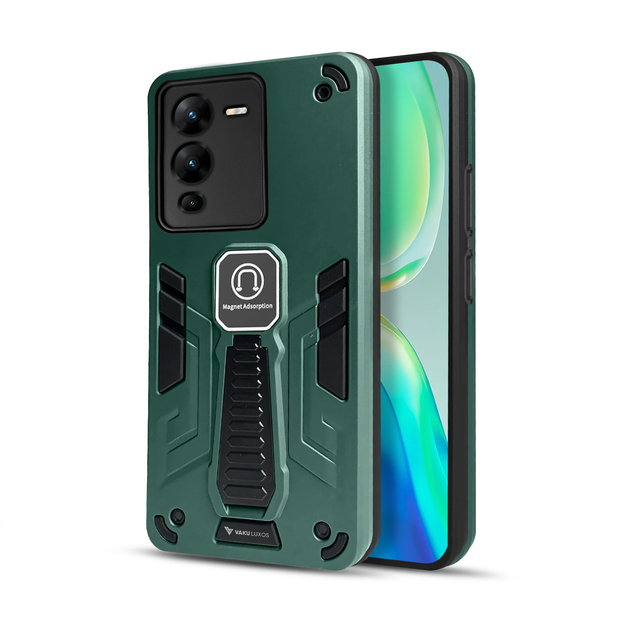 Vaku ® Vivo V25 Pro Valor Military Grade Shockproof Back Cover - Image 16
