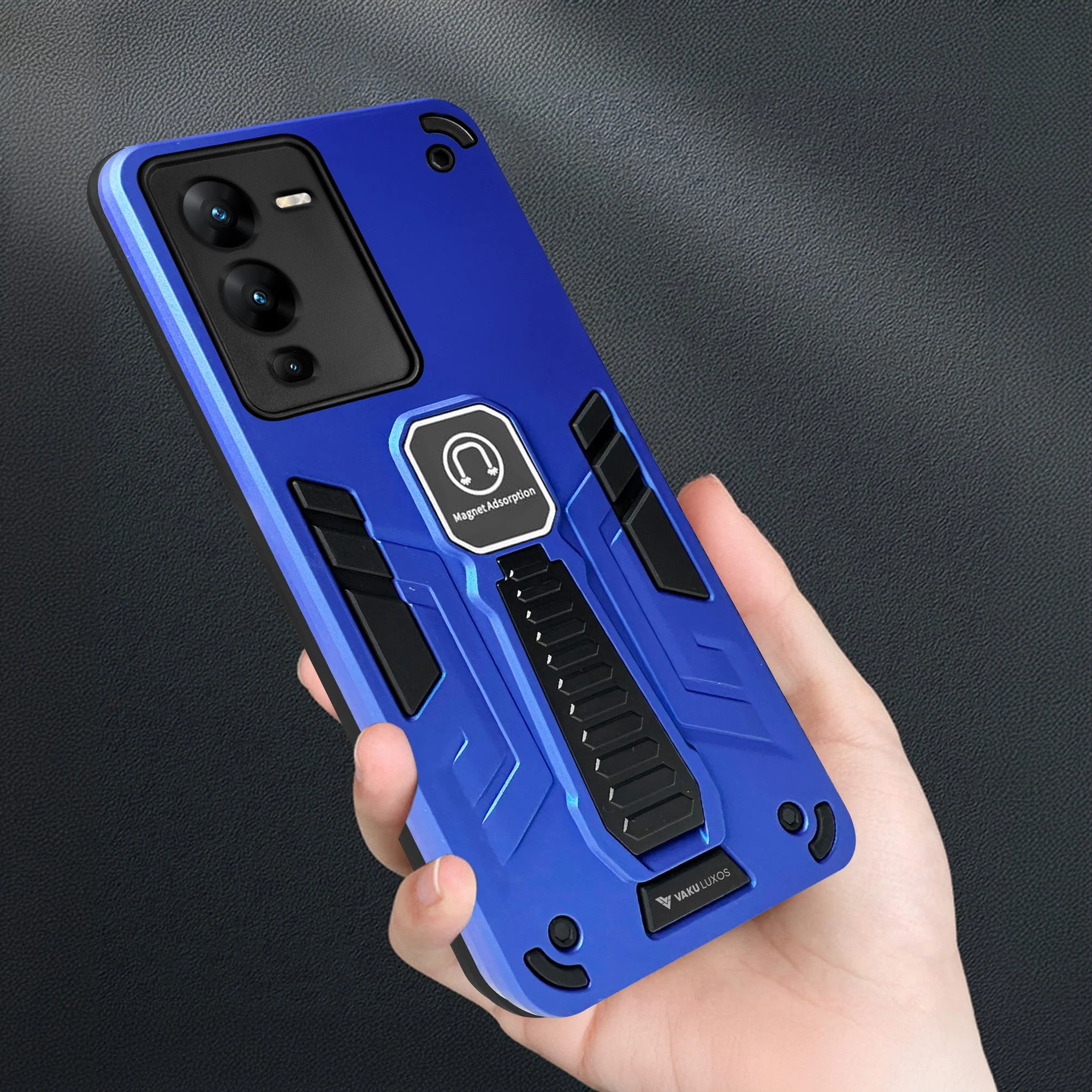Vaku ® Vivo V25 Pro Valor Military Grade Shockproof Back Cover - Image 4