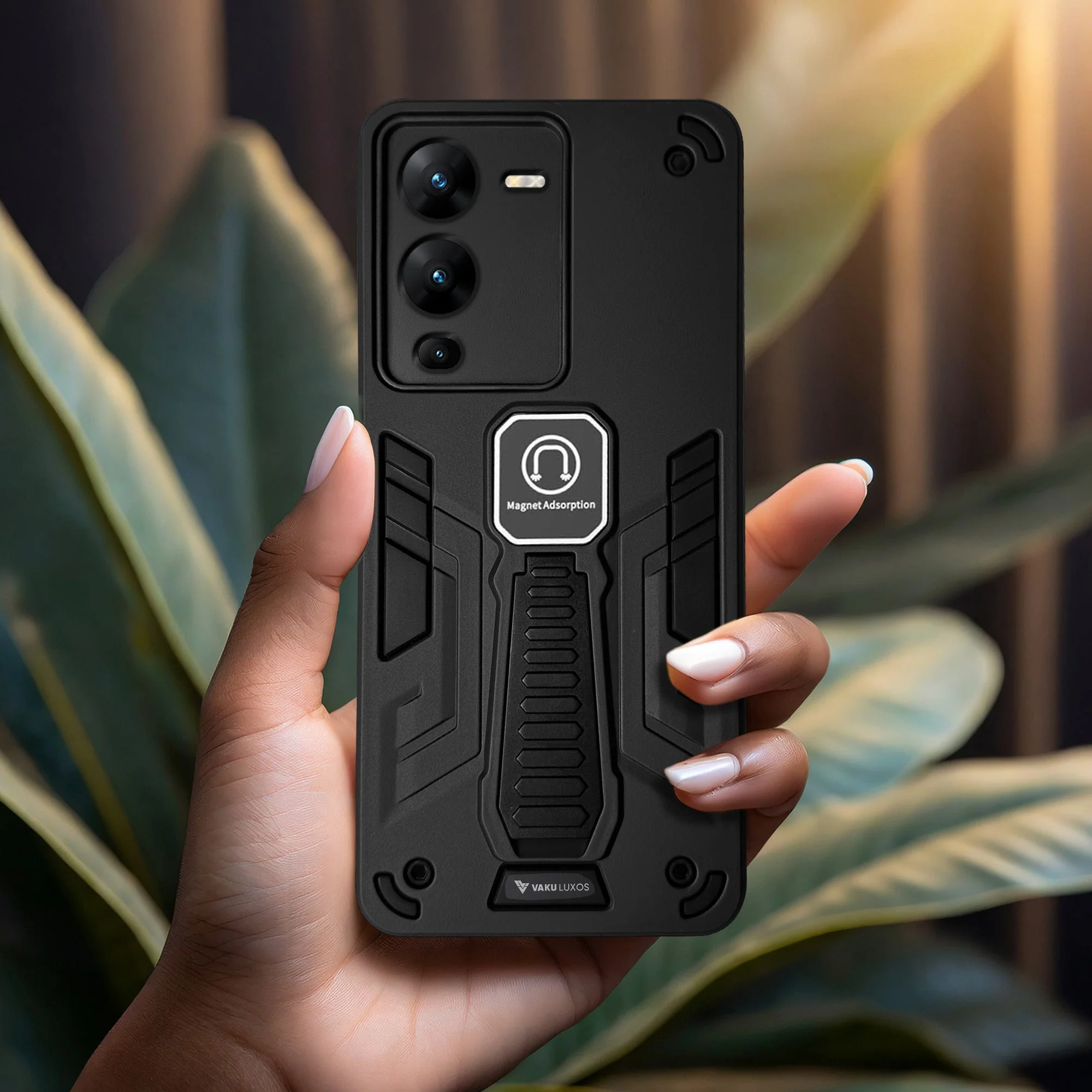 Vaku ® Vivo V25 Pro Valor Military Grade Shockproof Back Cover - Image 7