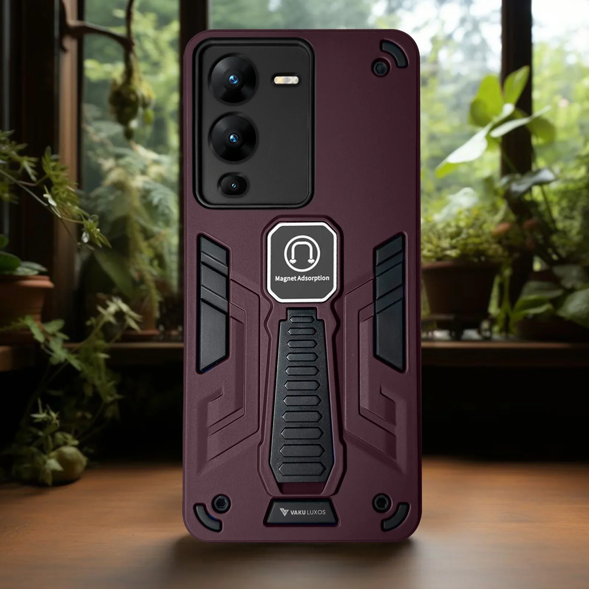 Vaku ® Vivo V25 Pro Valor Military Grade Shockproof Back Cover - Image 8