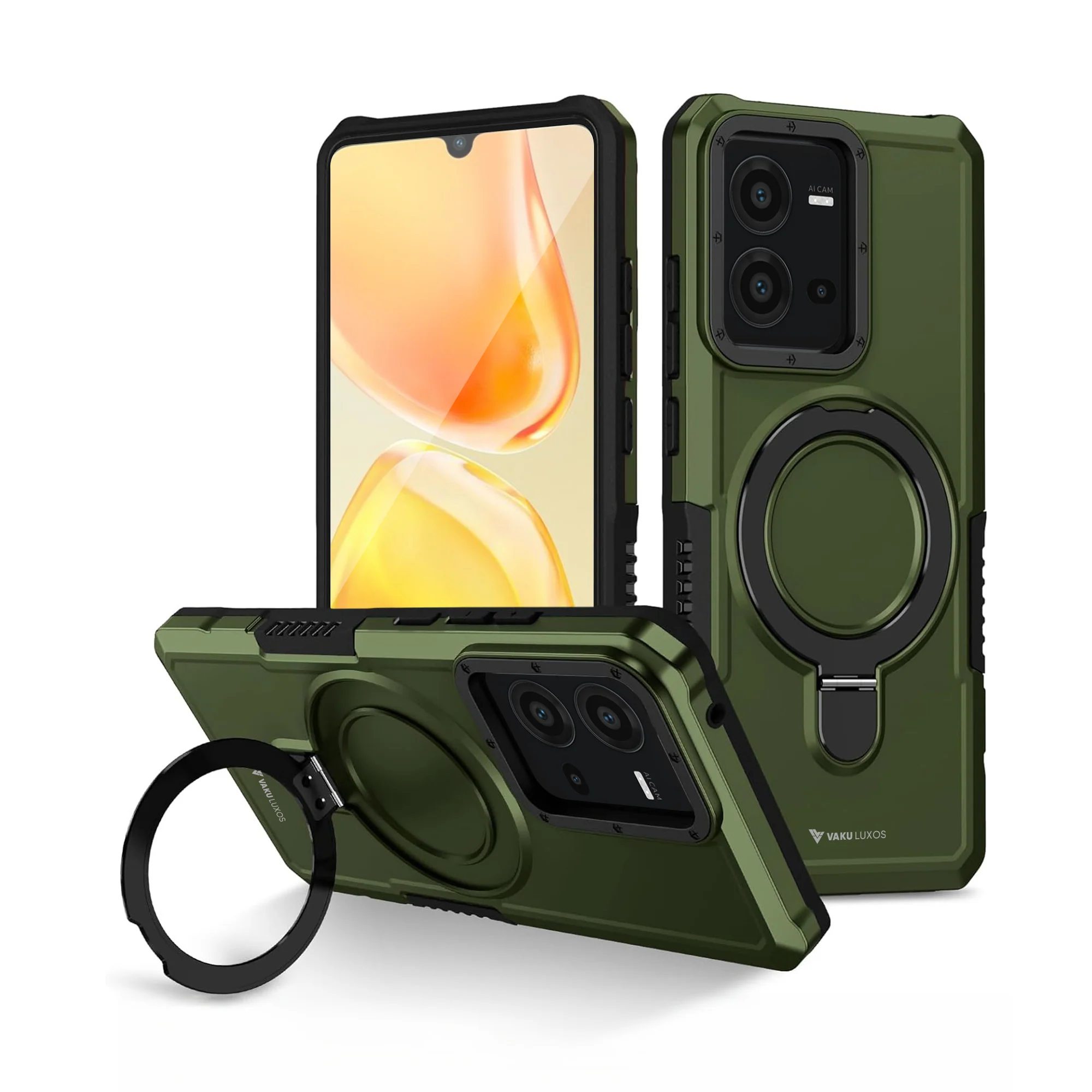 Vaku ® Vivo V25e Astor Military Grade Armor Protective Back cover - Image 19