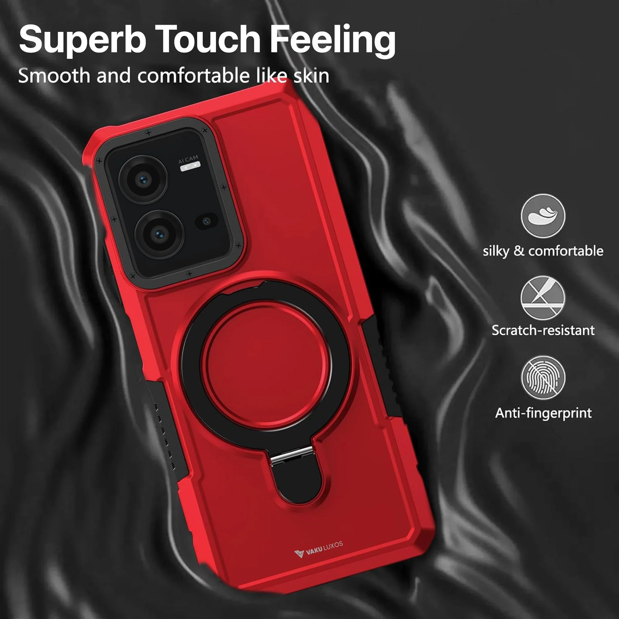 Vaku ® Vivo V25e Astor Military Grade Armor Protective Back cover - Image 6