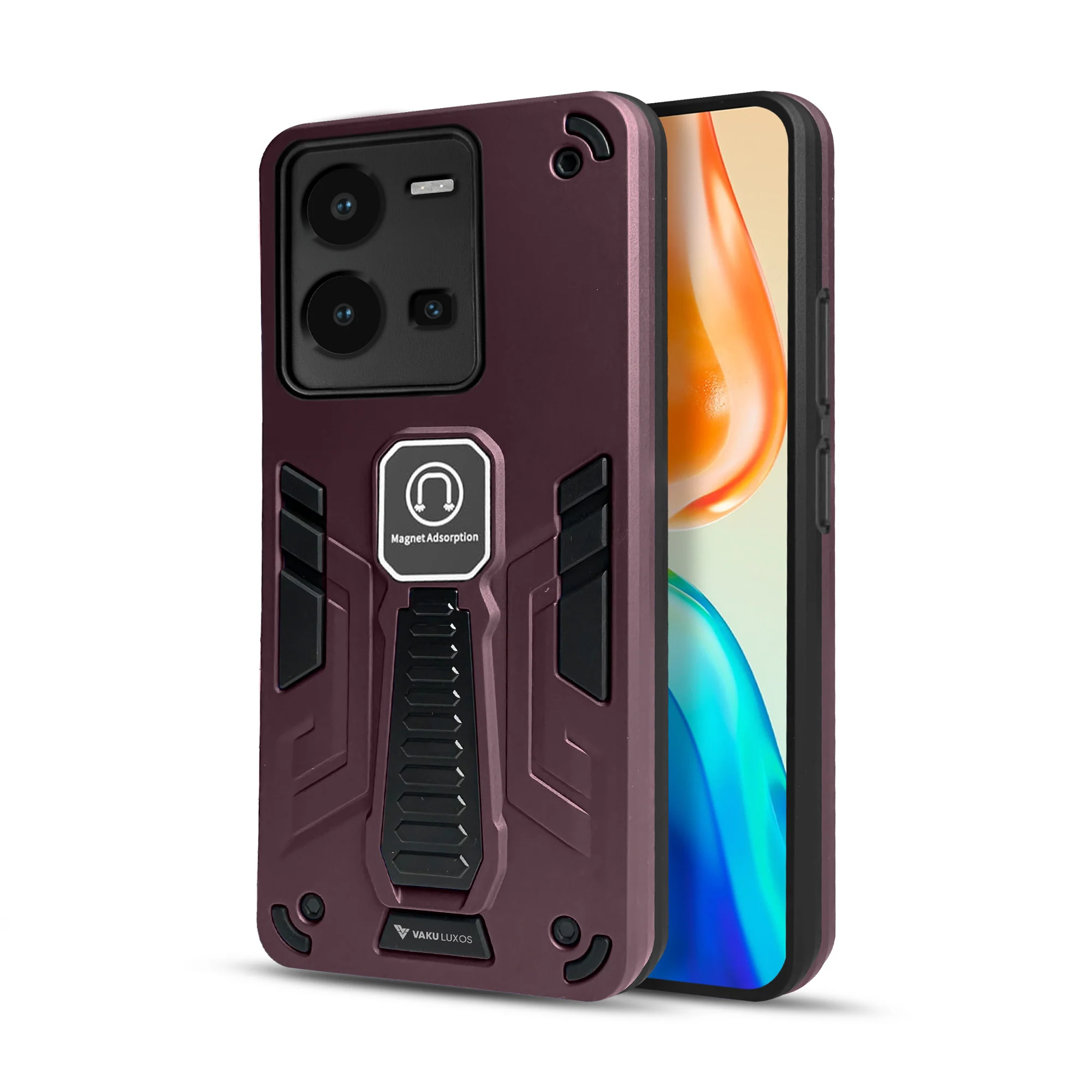 Vaku ® Vivo V25e Valor Military Grade Shockproof Back Cover - Image 12