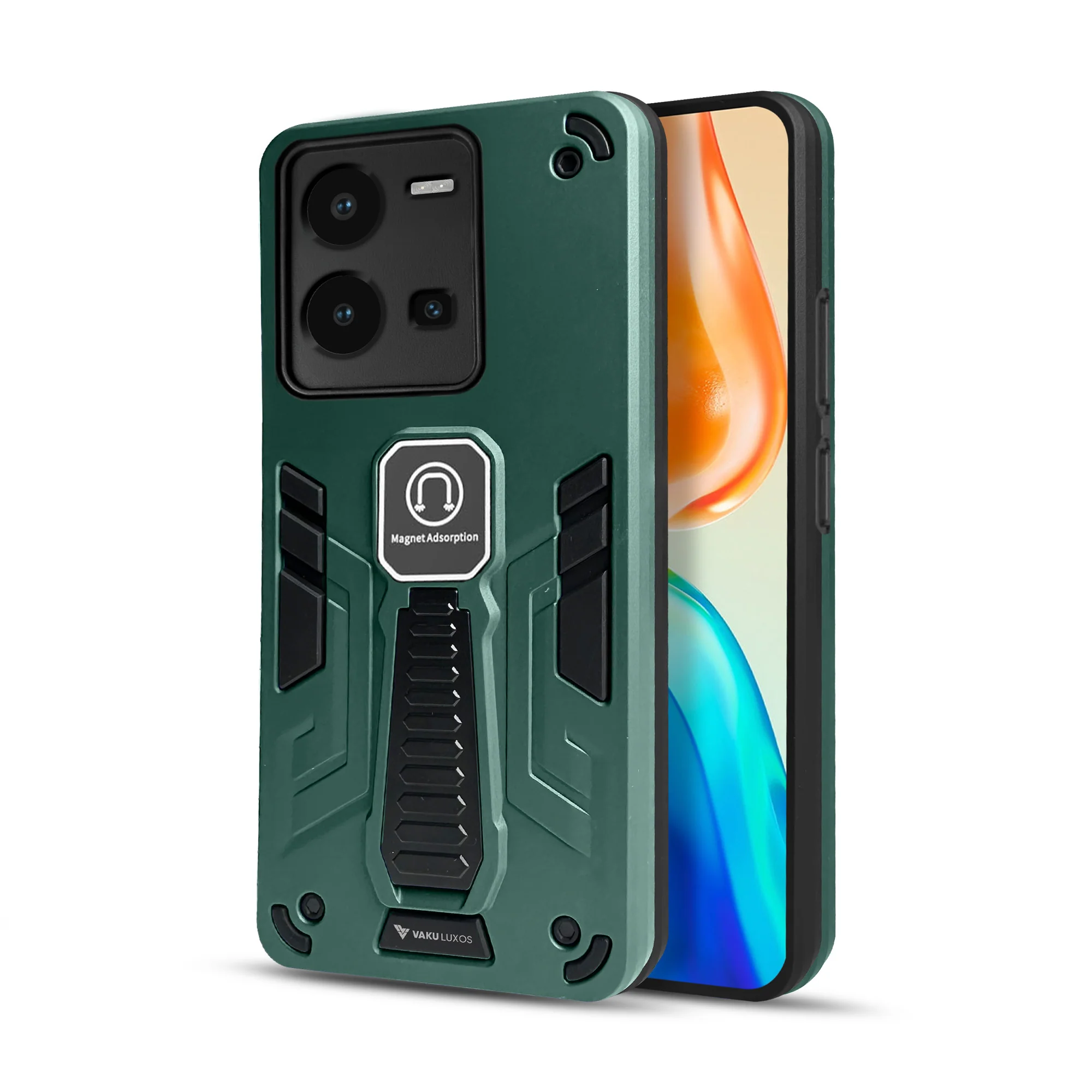 Vaku ® Vivo V25e Valor Military Grade Shockproof Back Cover - Image 14