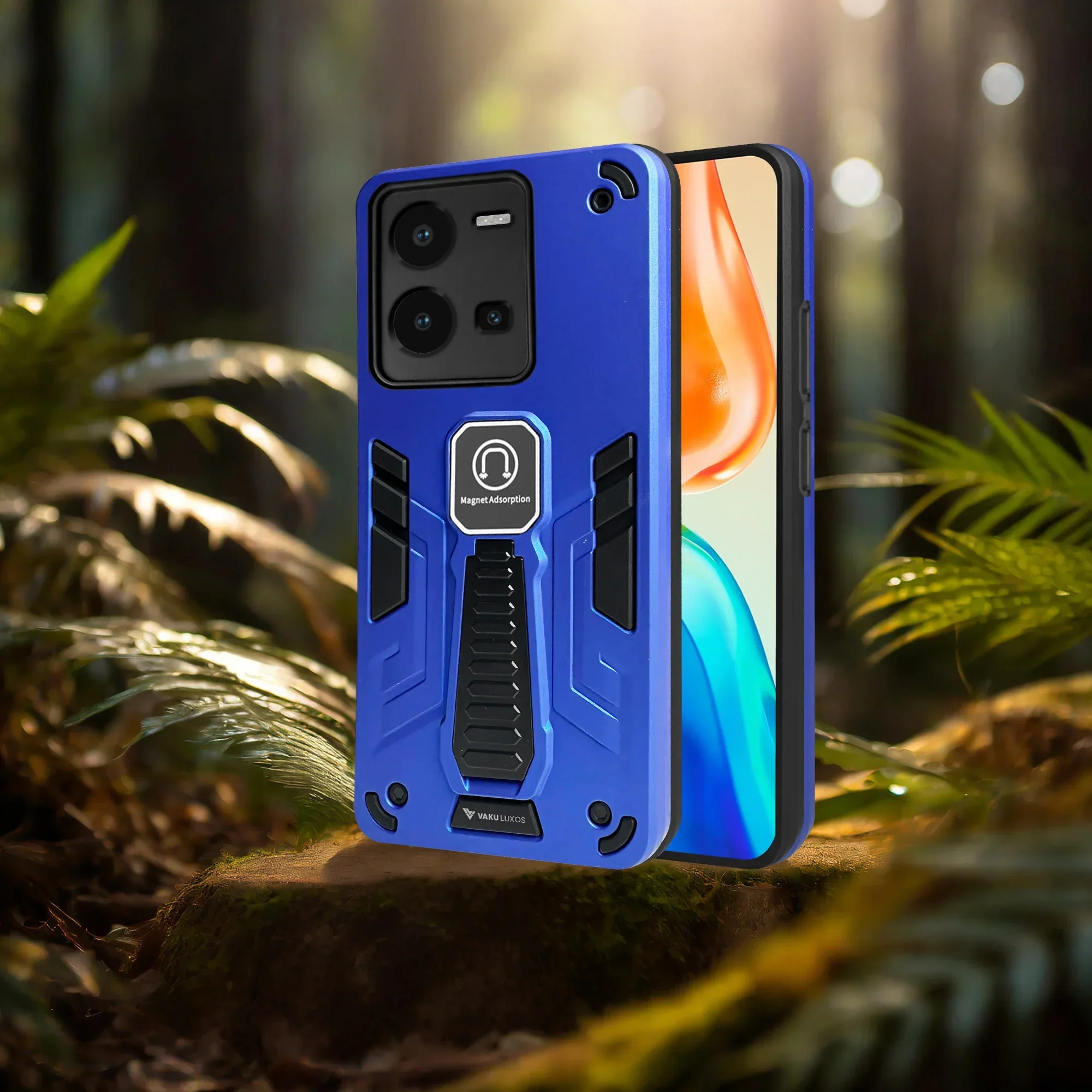 Vaku ® Vivo V25e Valor Military Grade Shockproof Back Cover - Image 4