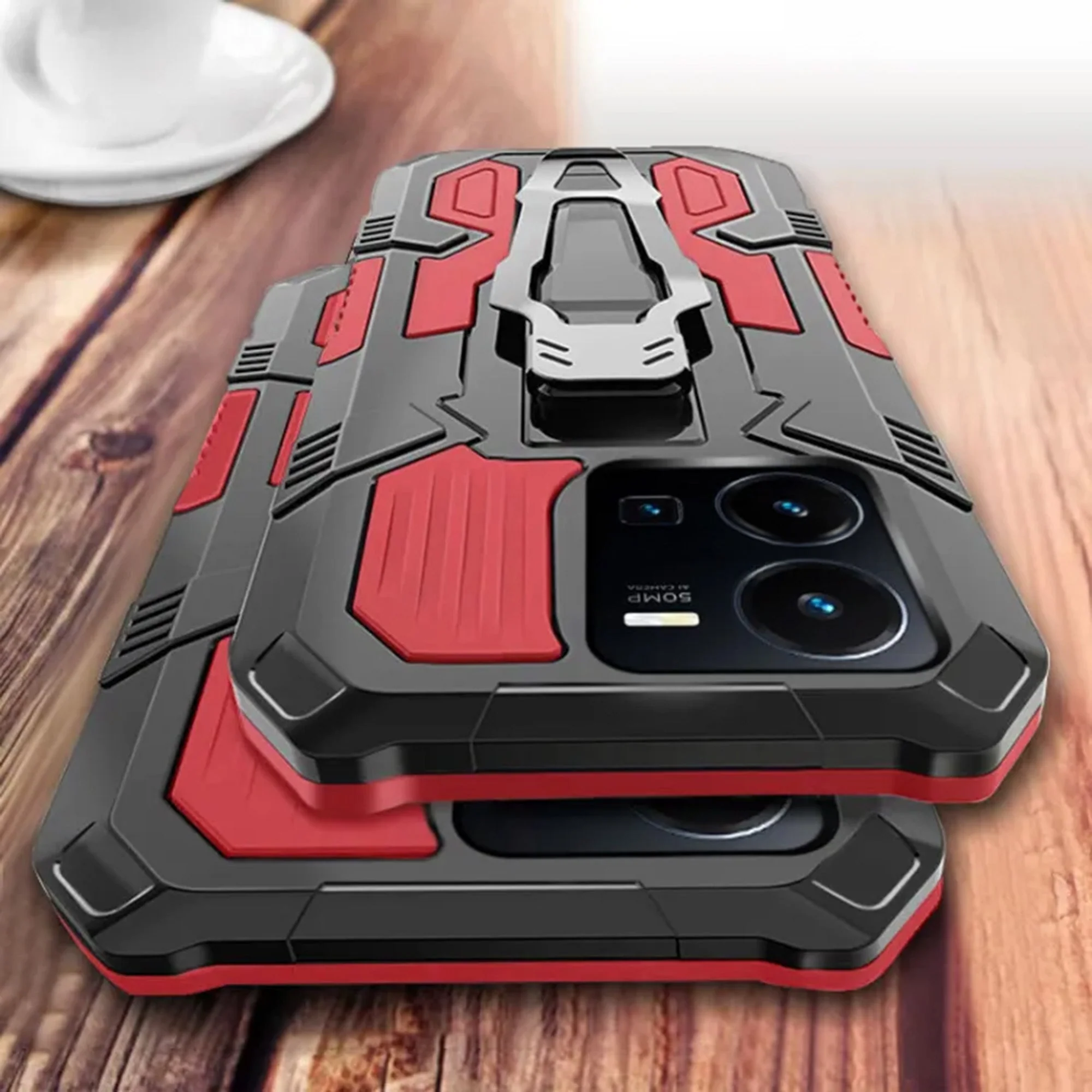 Vaku ® Vivo V25e Vanguard Military Grade Back Cover - Image 12