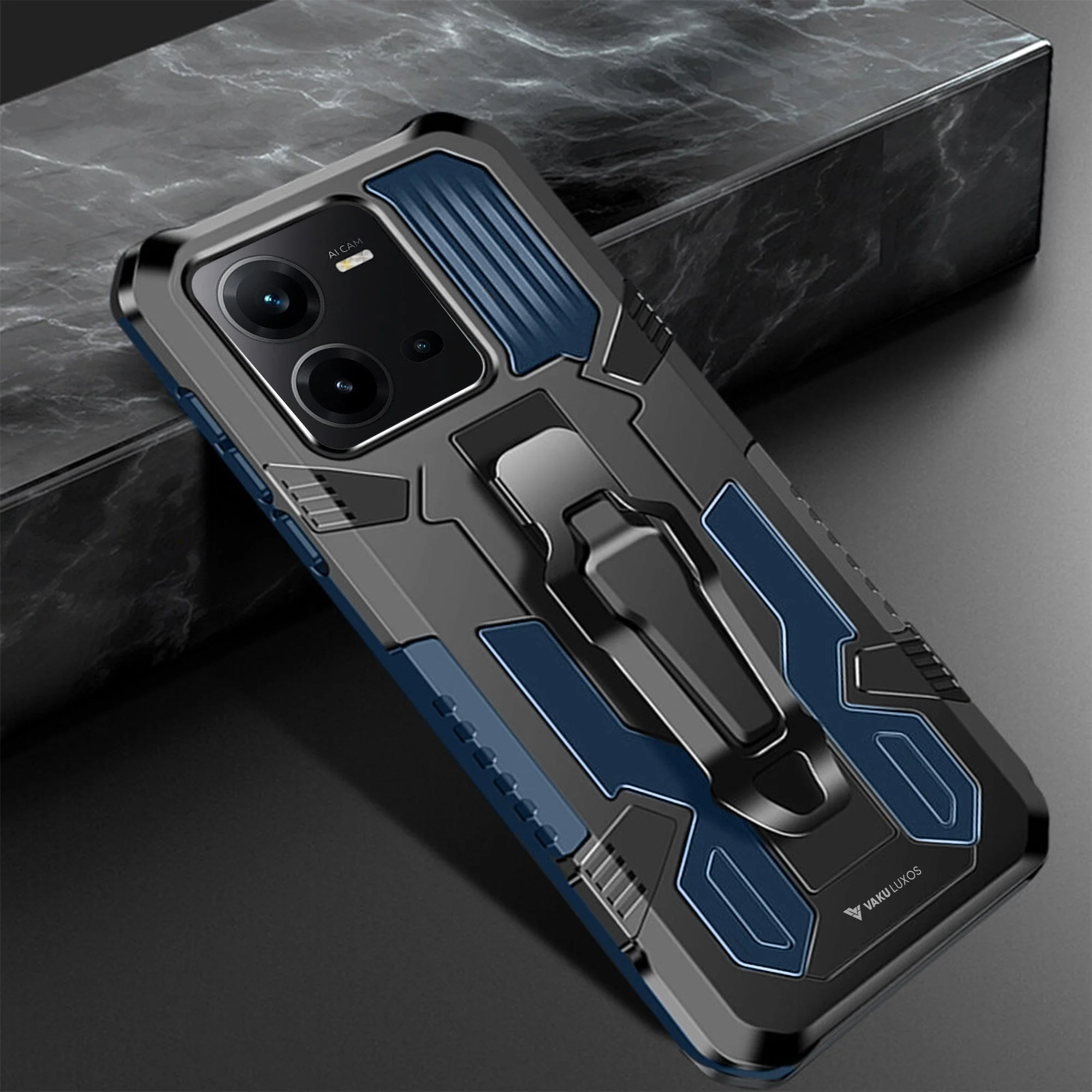 Vaku ® Vivo V25e Vanguard Military Grade Back Cover - Image 13
