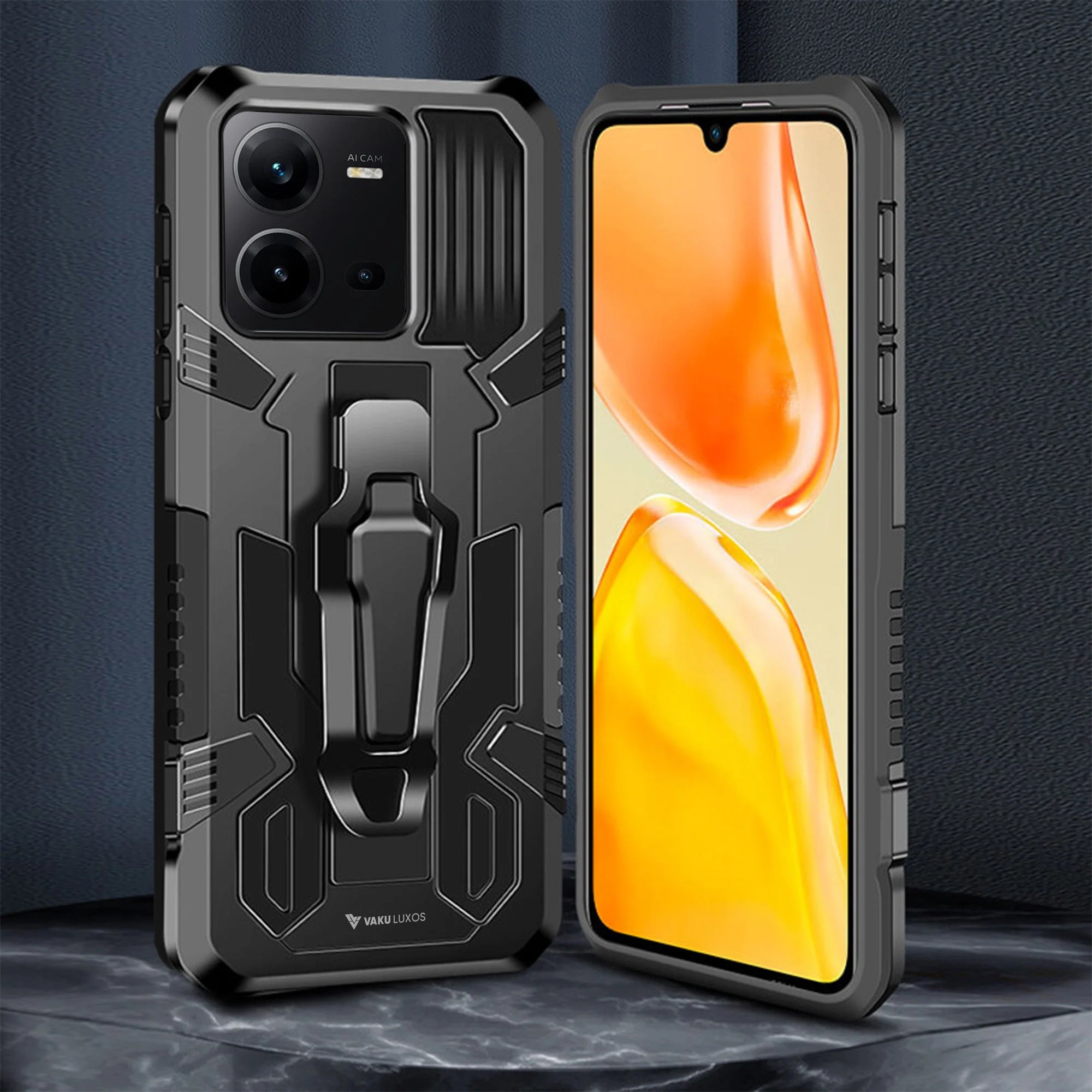 Vaku ® Vivo V25e Vanguard Military Grade Back Cover - Image 14