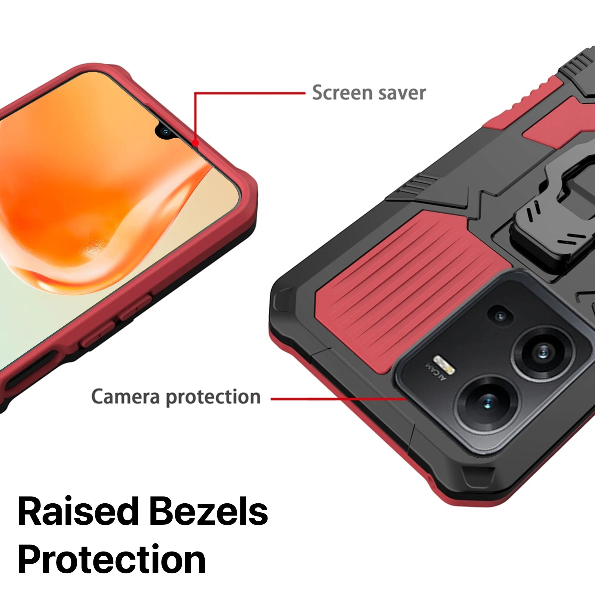 Vaku ® Vivo V25e Vanguard Military Grade Back Cover - Image 8