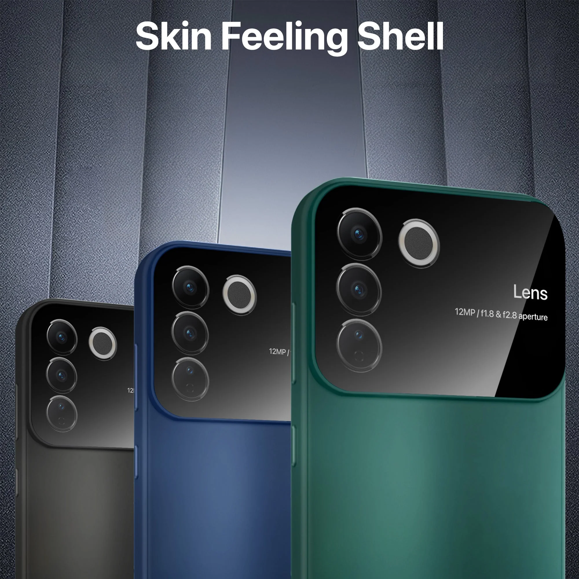 Vaku ® Vivo V27 5G Glazed Polarized Camera Lens Protector Back Cover - Image 10