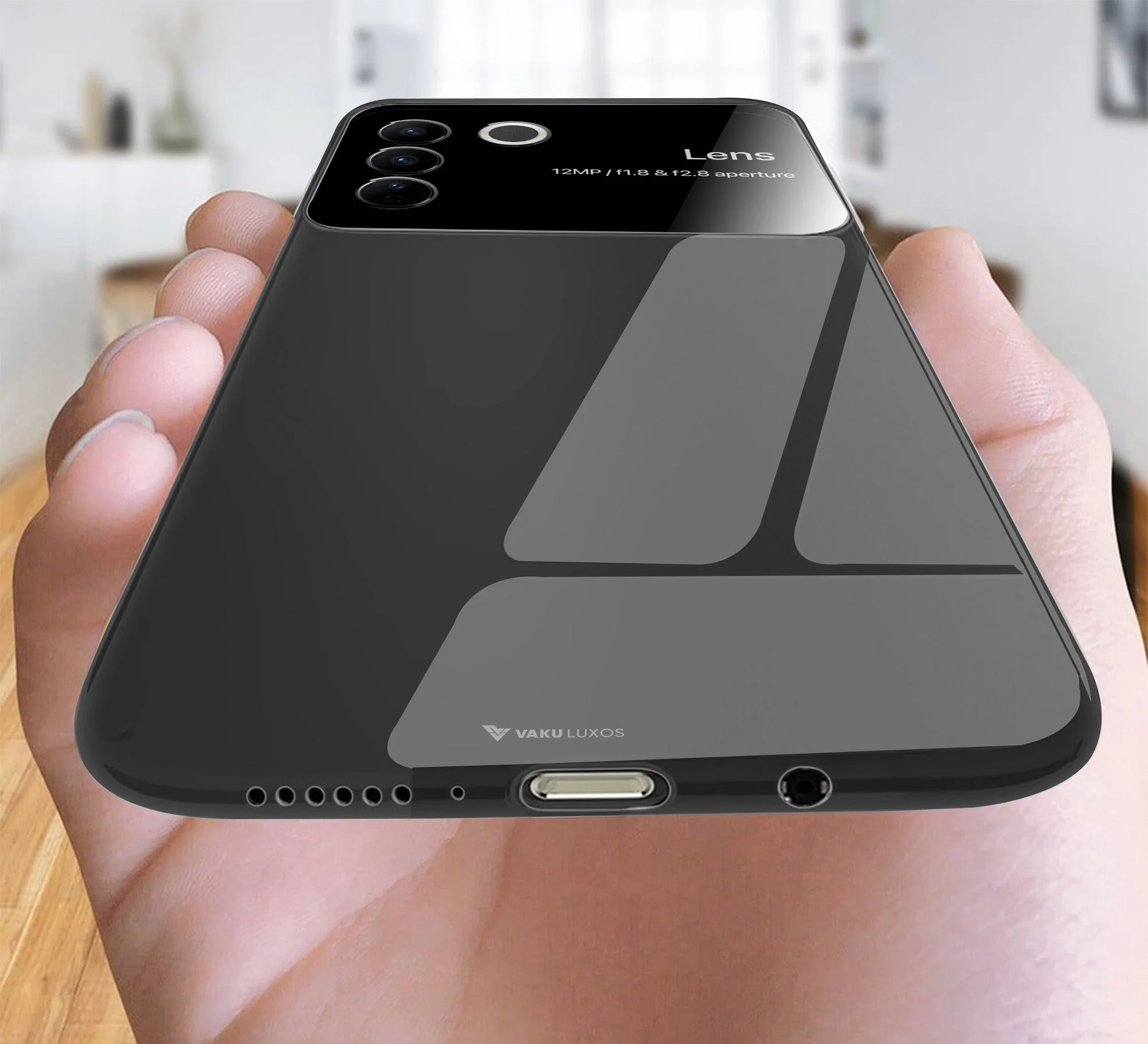 Vaku ® Vivo V27 5G Glazed Polarized Camera Lens Protector Back Cover - Image 12