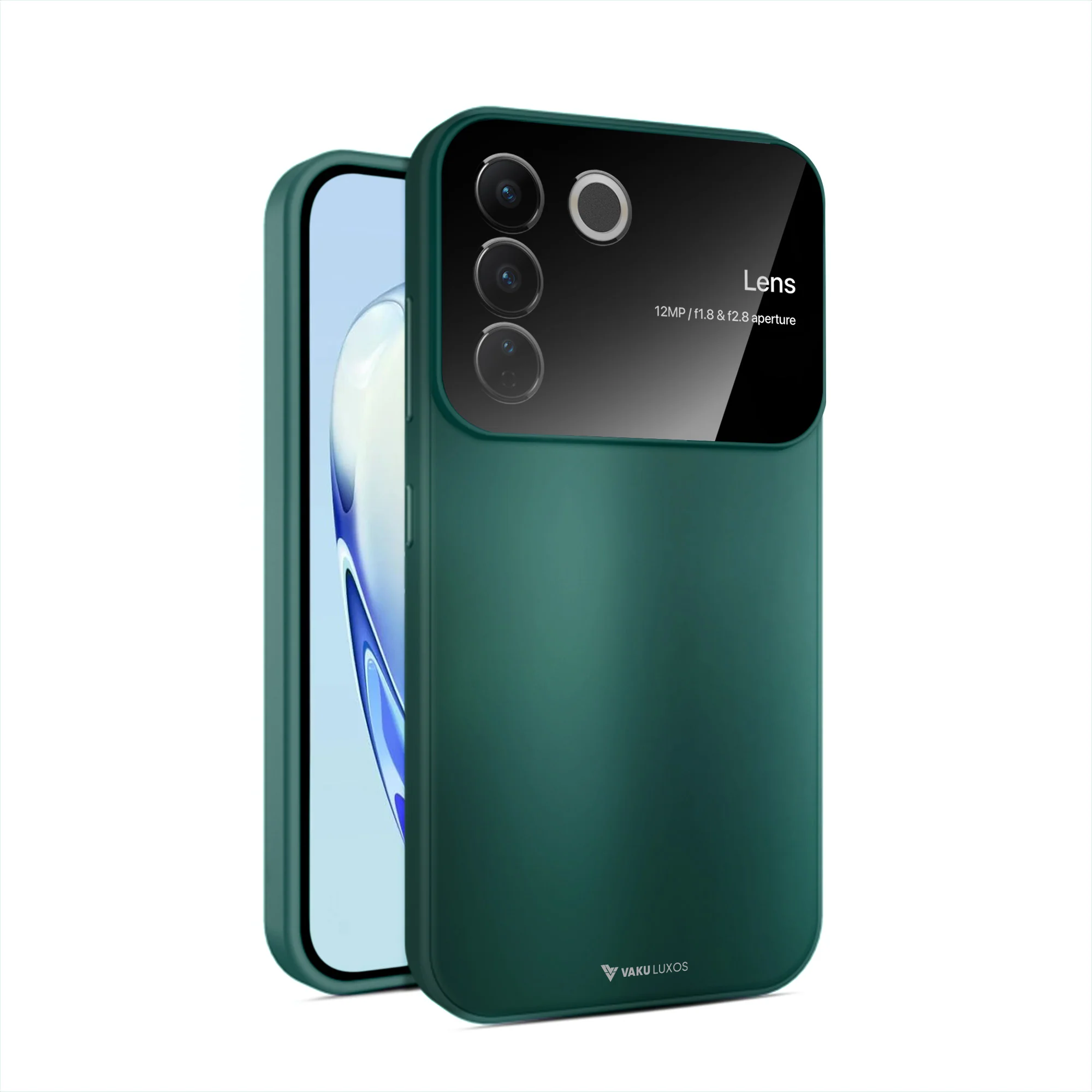 Vaku ® Vivo V27 5G Glazed Polarized Camera Lens Protector Back Cover - Image 15