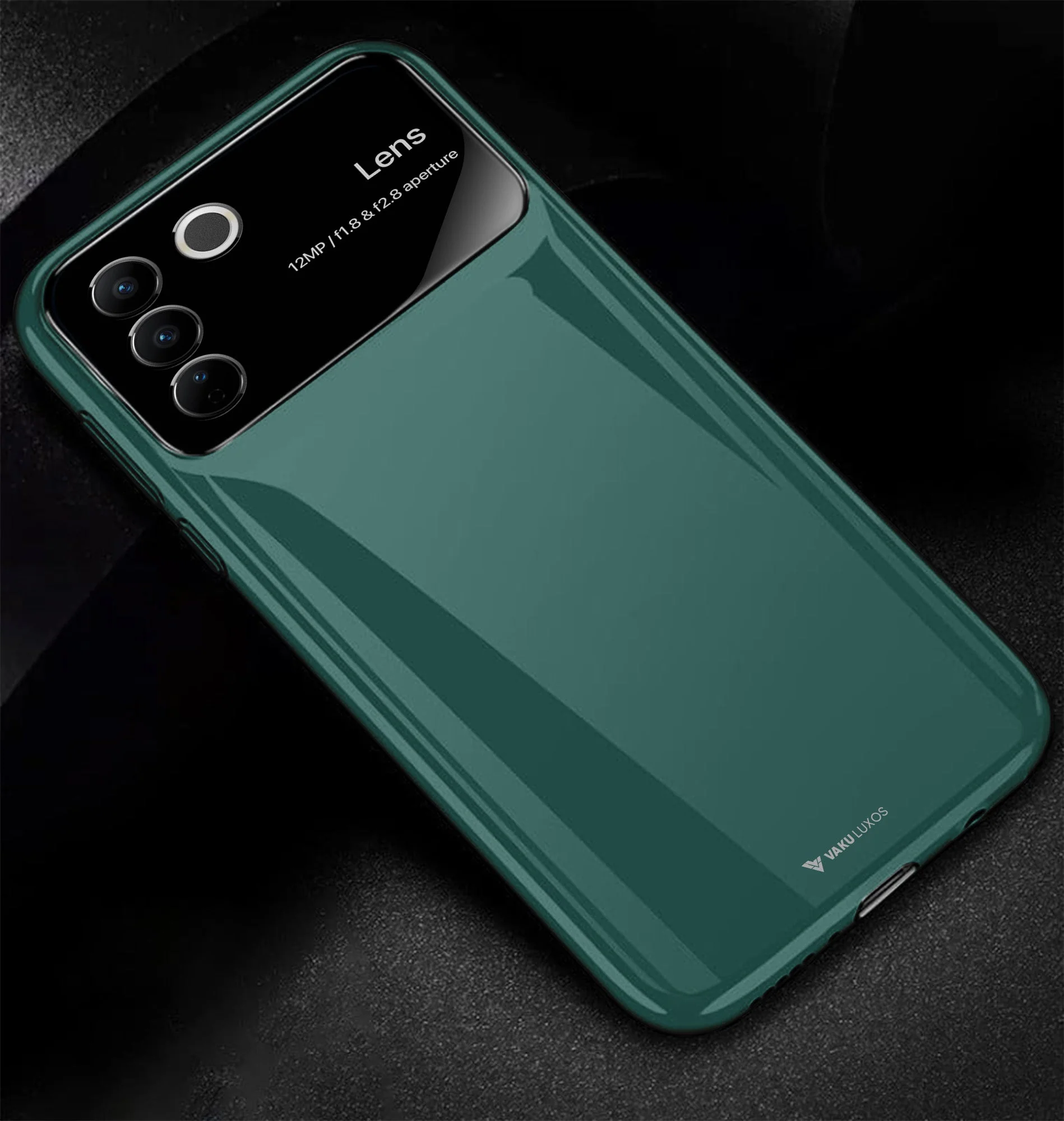 Vaku ® Vivo V27 5G Glazed Polarized Camera Lens Protector Back Cover - Image 2