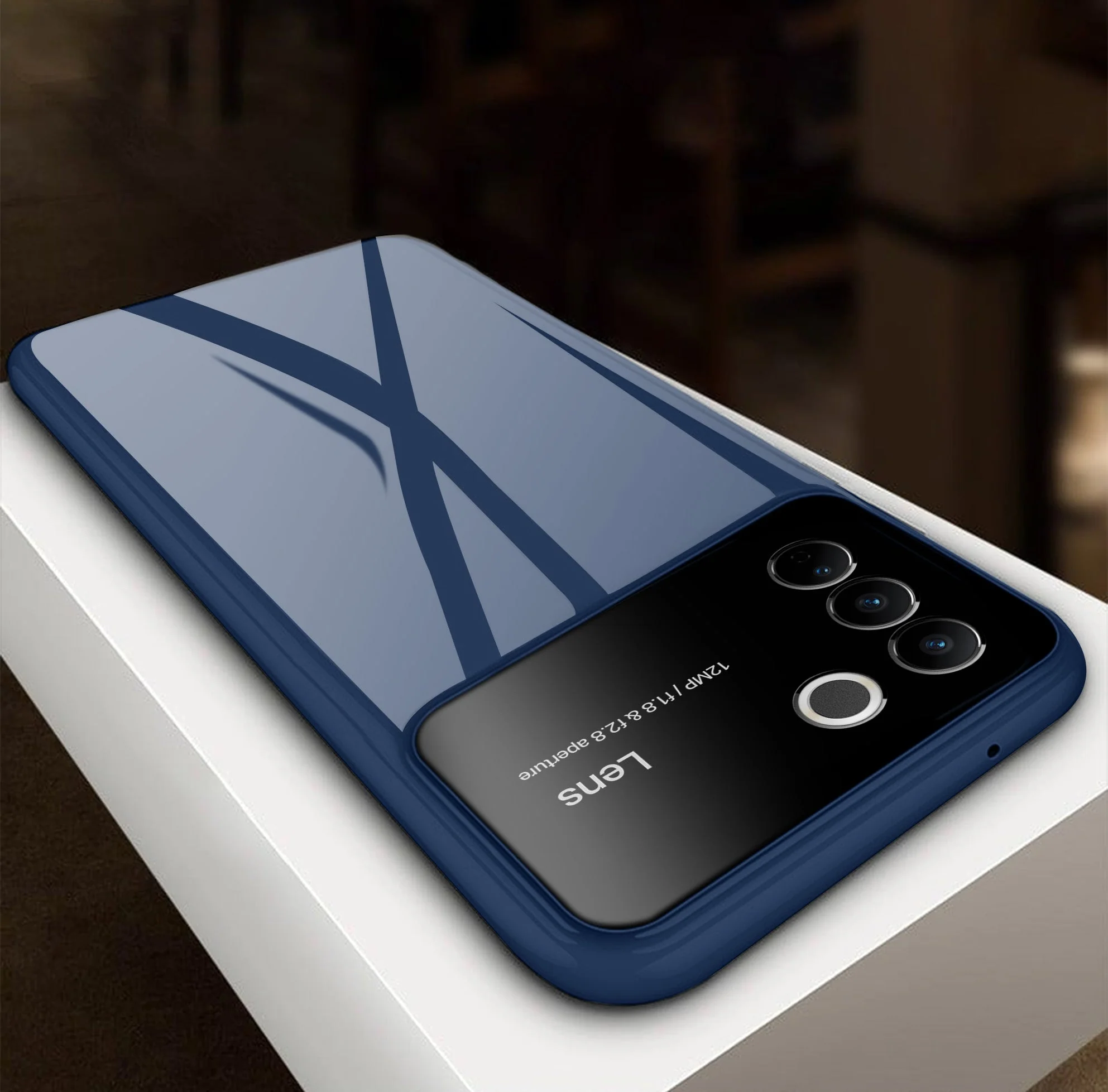 Vaku ® Vivo V27 5G Glazed Polarized Camera Lens Protector Back Cover - Image 6