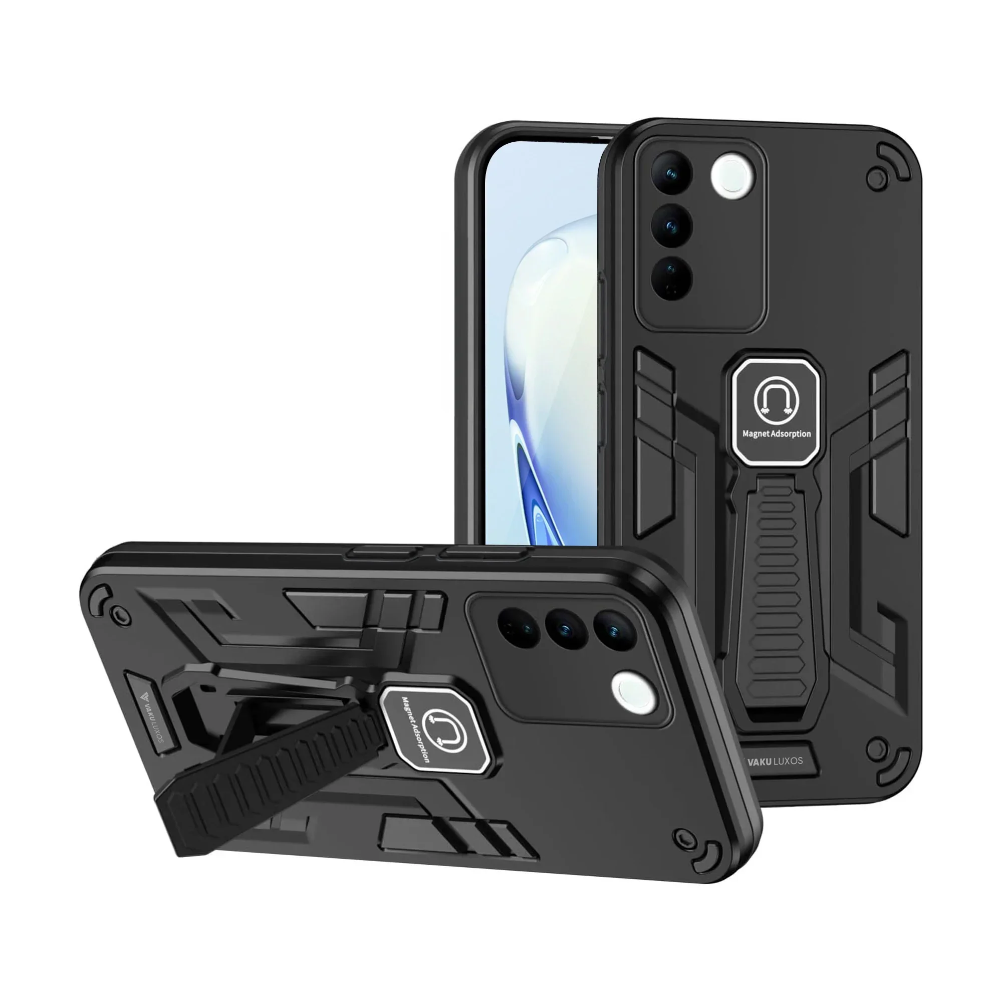 Vaku ® Vivo V27 5G Valor Military Grade Shockproof Back Cover