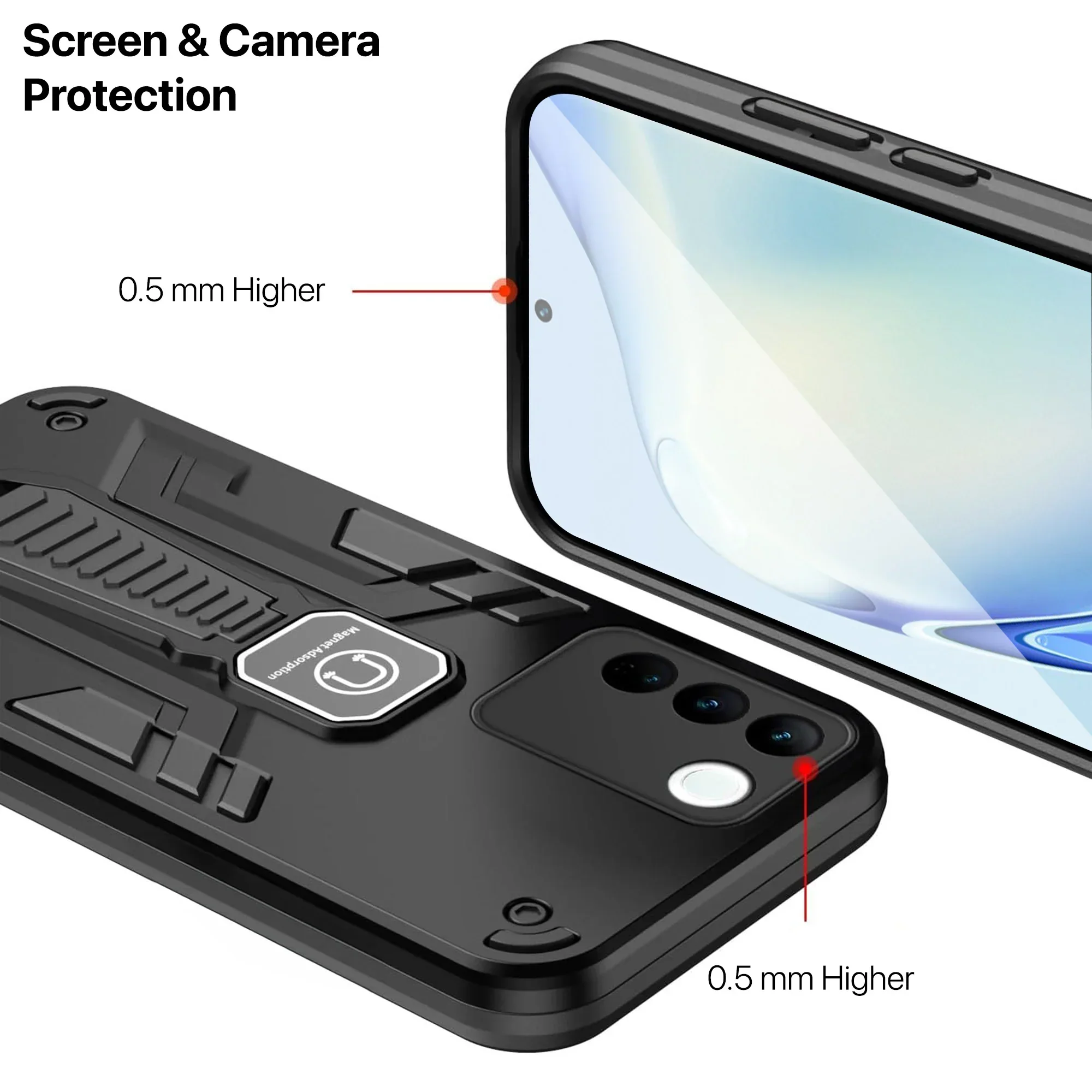 Vaku ® Vivo V27 5G Valor Military Grade Shockproof Back Cover - Image 18