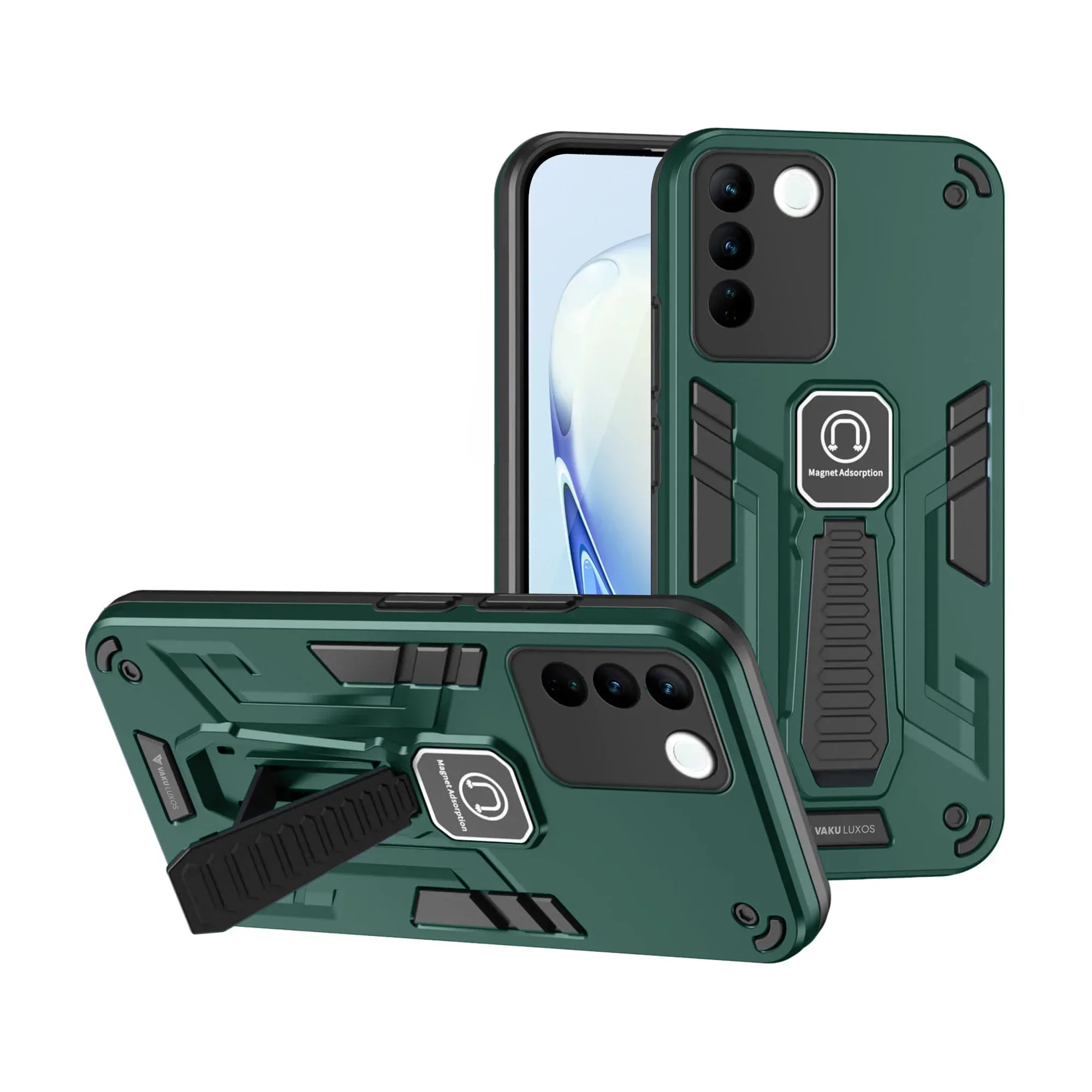 Vaku ® Vivo V27 5G Valor Military Grade Shockproof Back Cover - Image 21