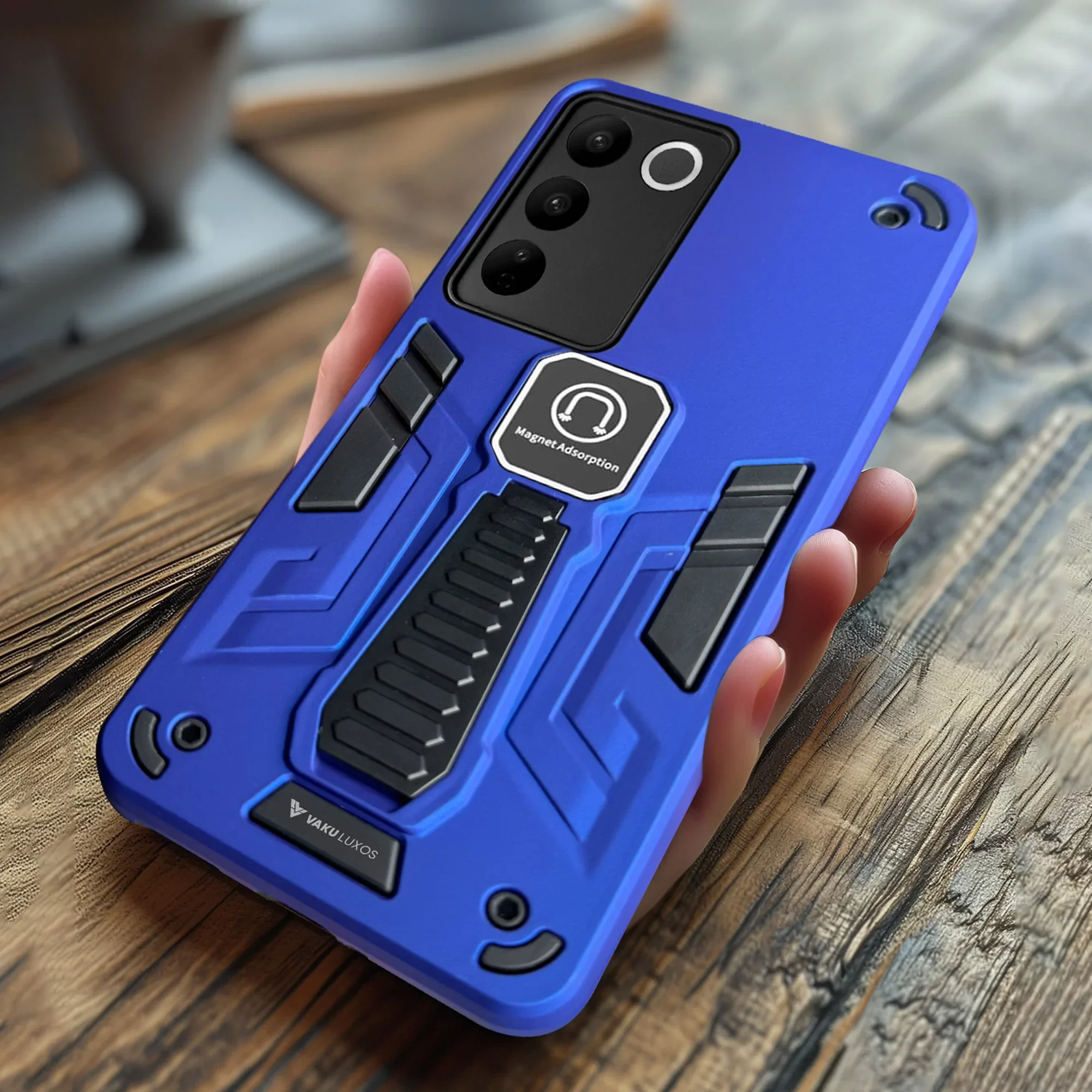 Vaku ® Vivo V27 5G Valor Military Grade Shockproof Back Cover - Image 7