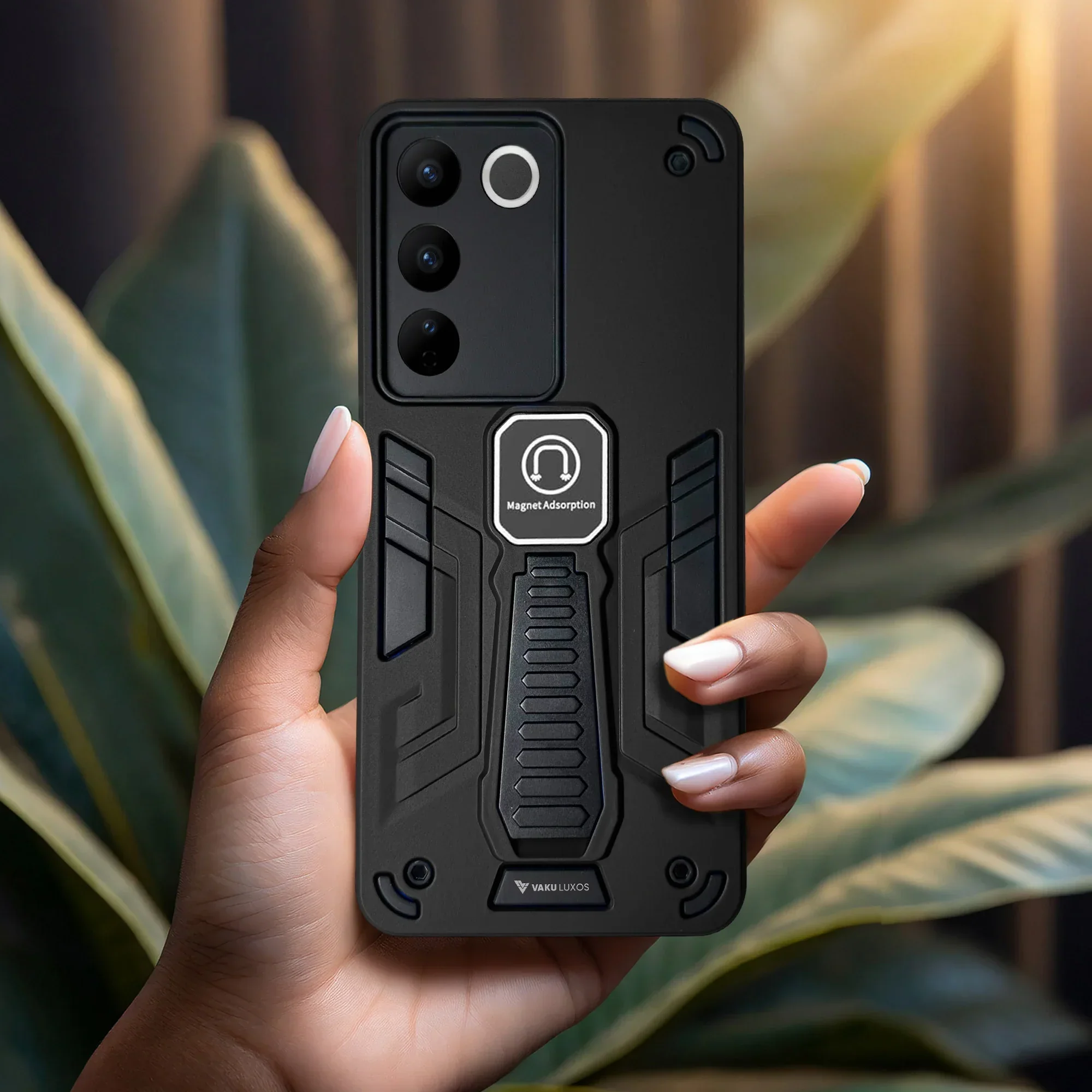 Vaku ® Vivo V27 5G Valor Military Grade Shockproof Back Cover - Image 8