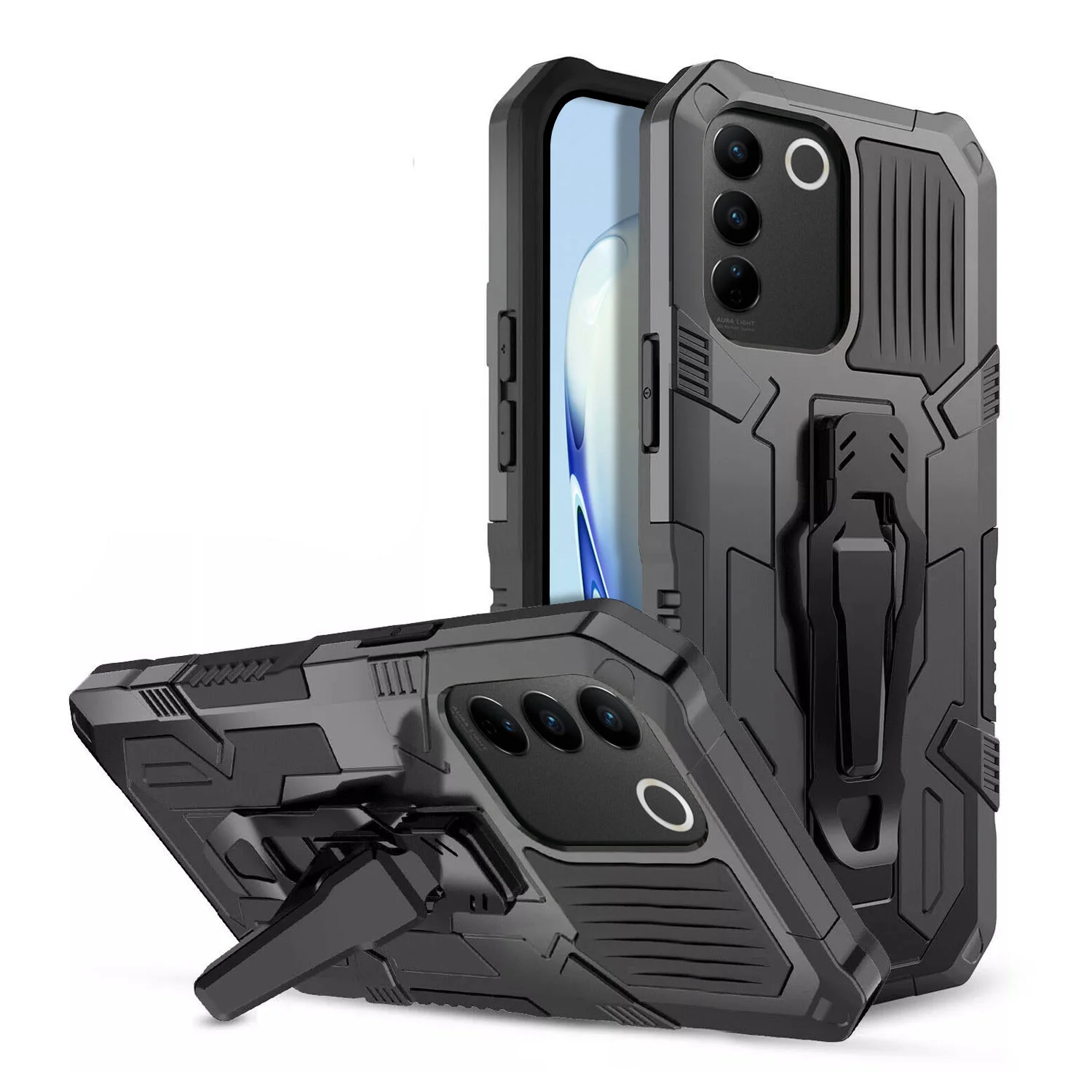 Vaku ® Vivo V27 5G Vanguard Military Grade Back Cover