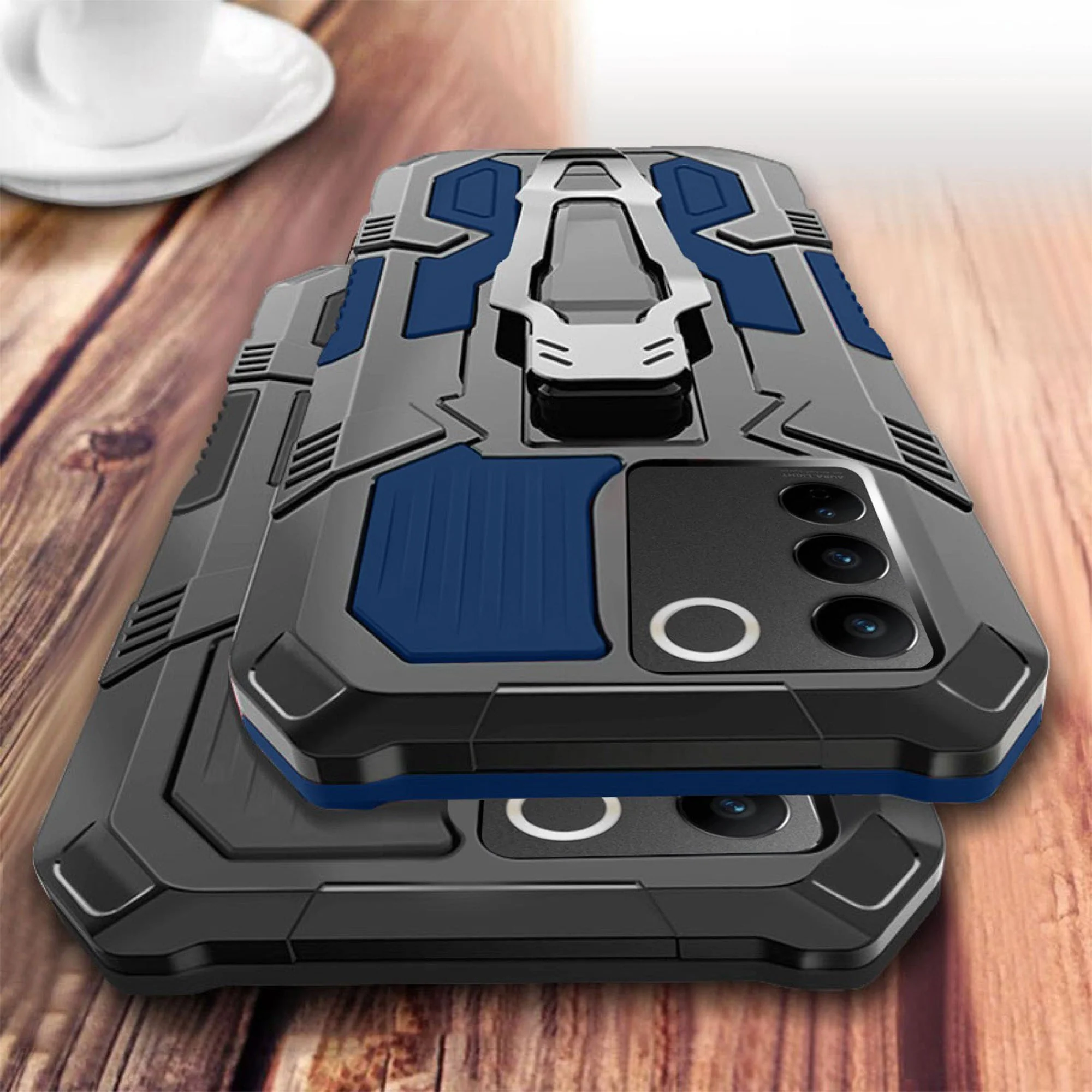 Vaku ® Vivo V27 5G Vanguard Military Grade Back Cover - Image 11