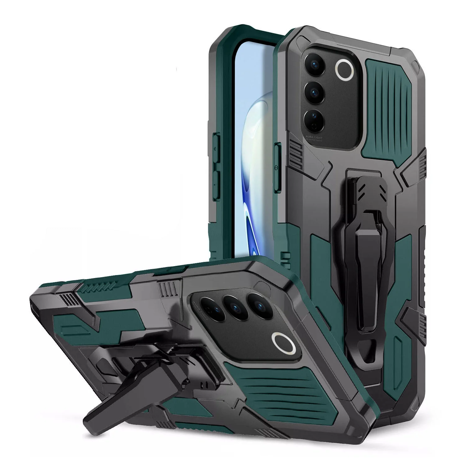 Vaku ® Vivo V27 5G Vanguard Military Grade Back Cover - Image 15