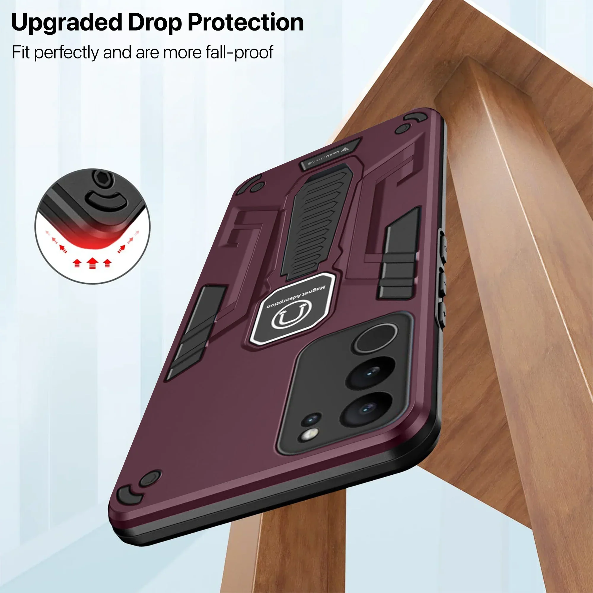 Vaku ® Vivo V29 5G Valor Military Grade Back Cover - Image 12