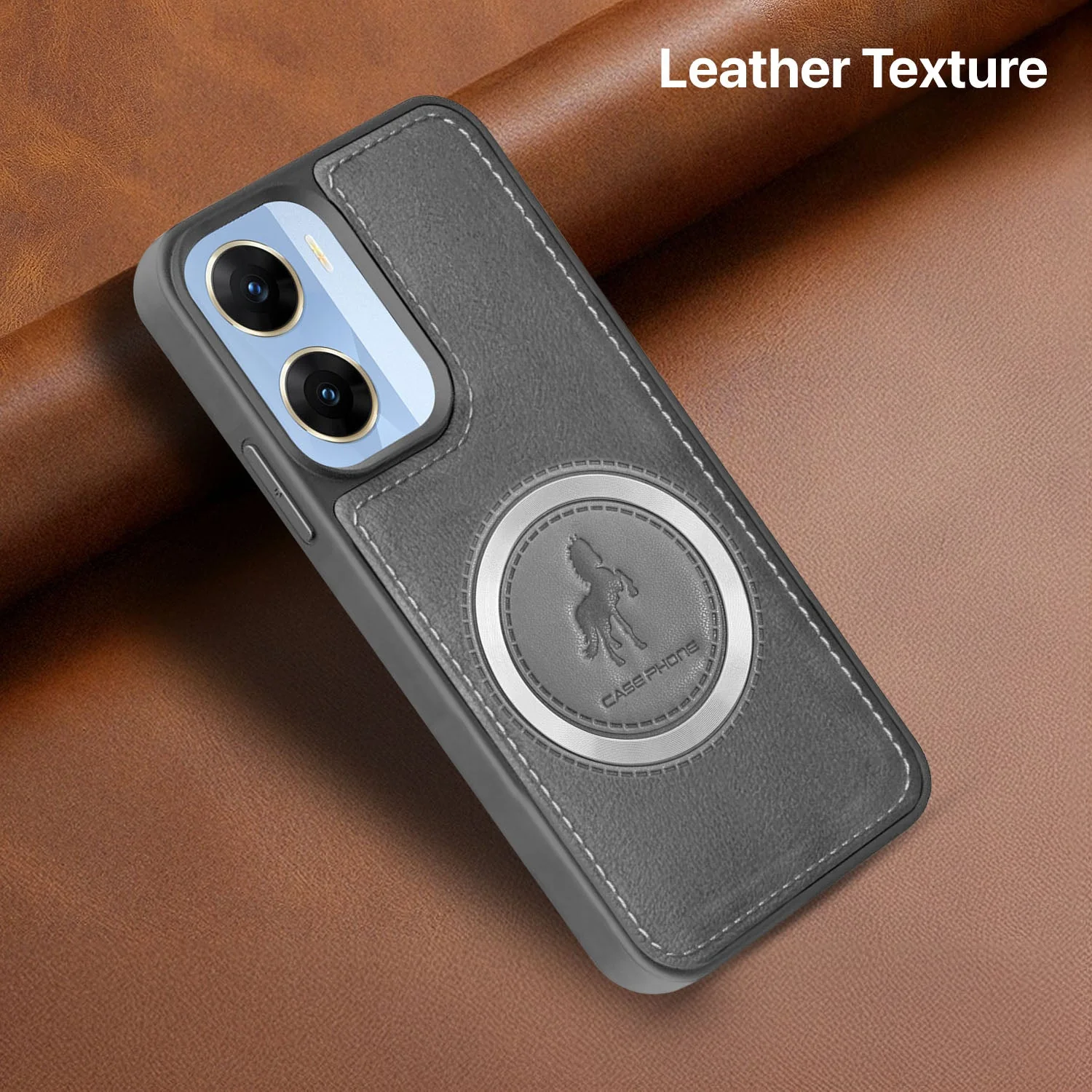 Vaku ® Vivo V29e 5G Astrid Luxury PU Leather Back Cover - Image 4