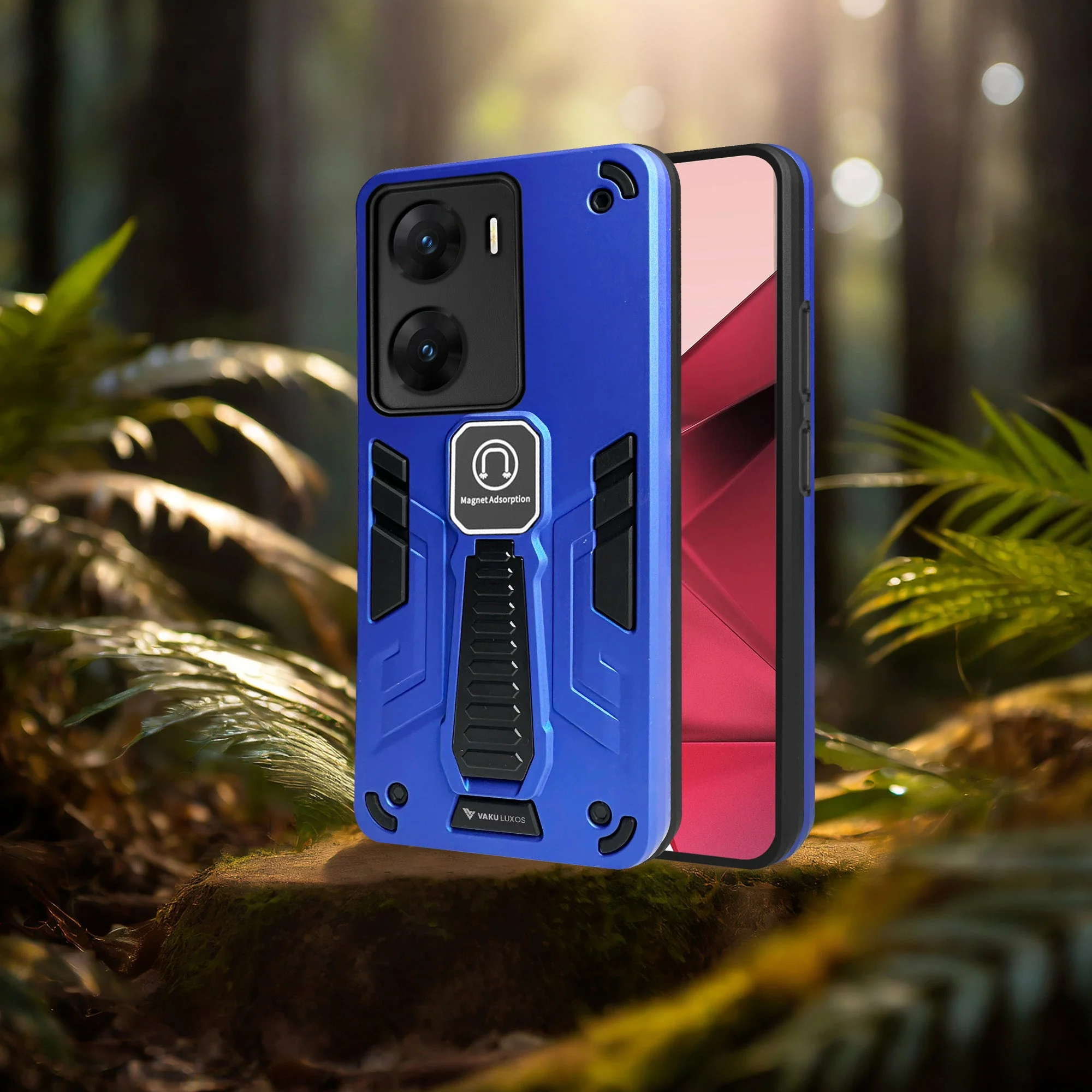 Vaku ® Vivo V29e 5G Valor Military Grade Shockproof Back Cover - Image 2
