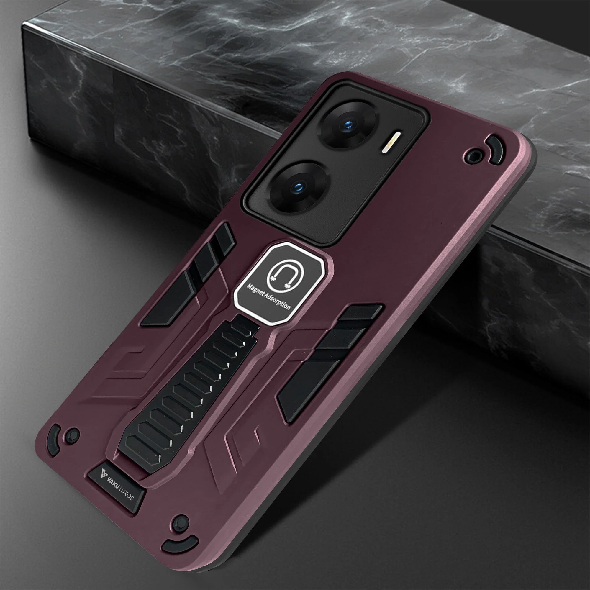 Vaku ® Vivo V29e 5G Valor Military Grade Shockproof Back Cover - Image 7