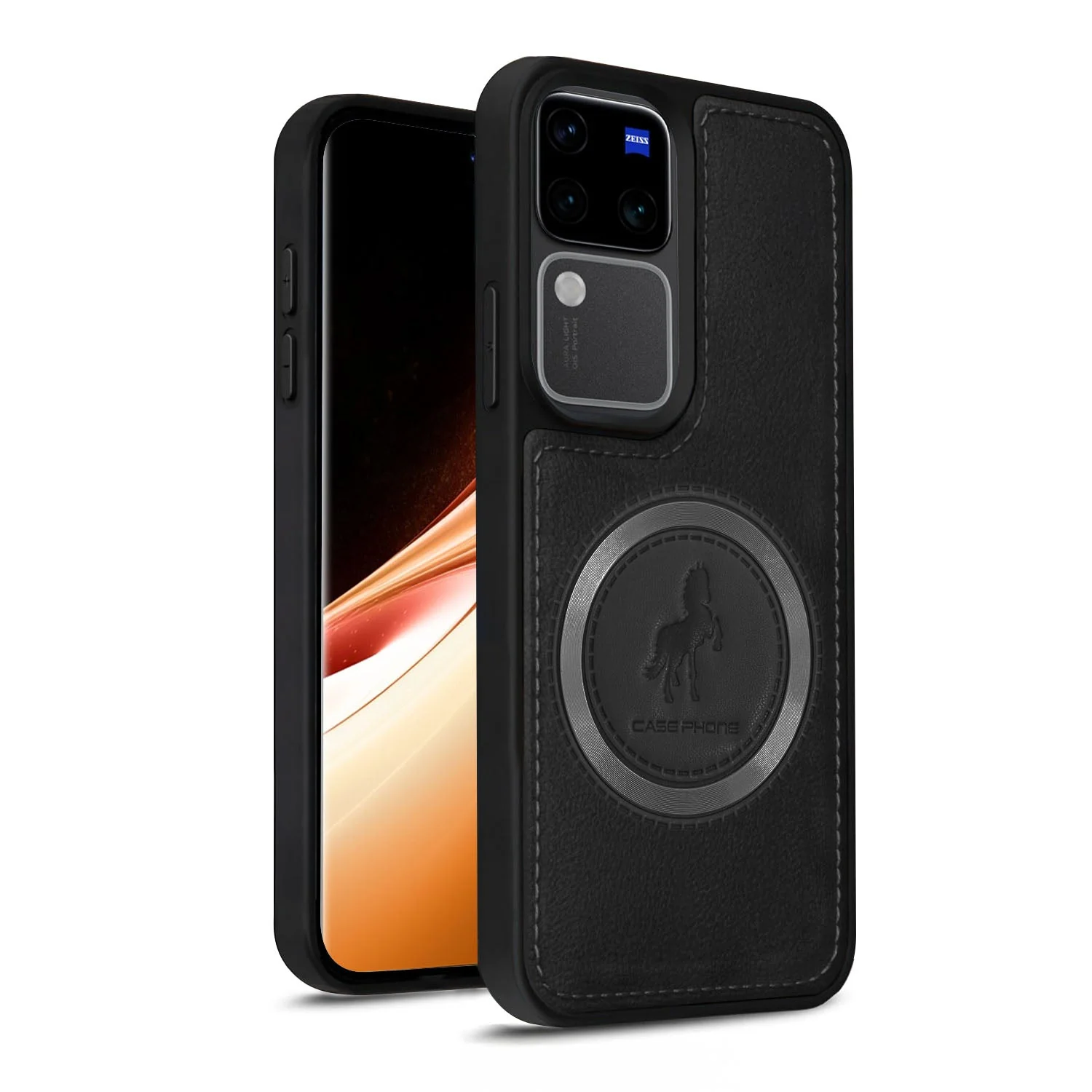 Vaku ® Vivo V30 5G Astrid Luxury PU Leather Back Cover