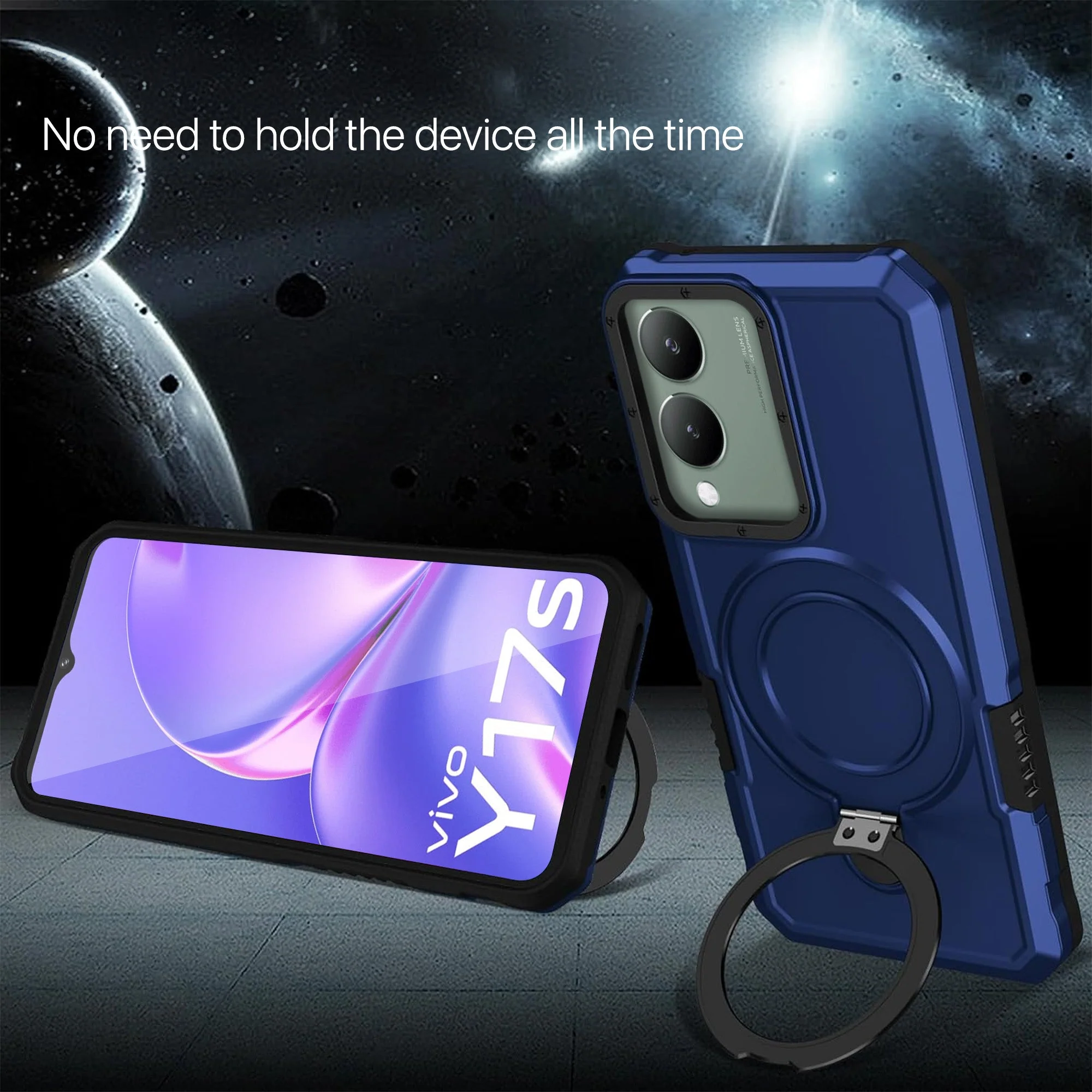 Vaku ® Vivo Y17s Astor Military Grade Armor Protective Back cover - Image 10