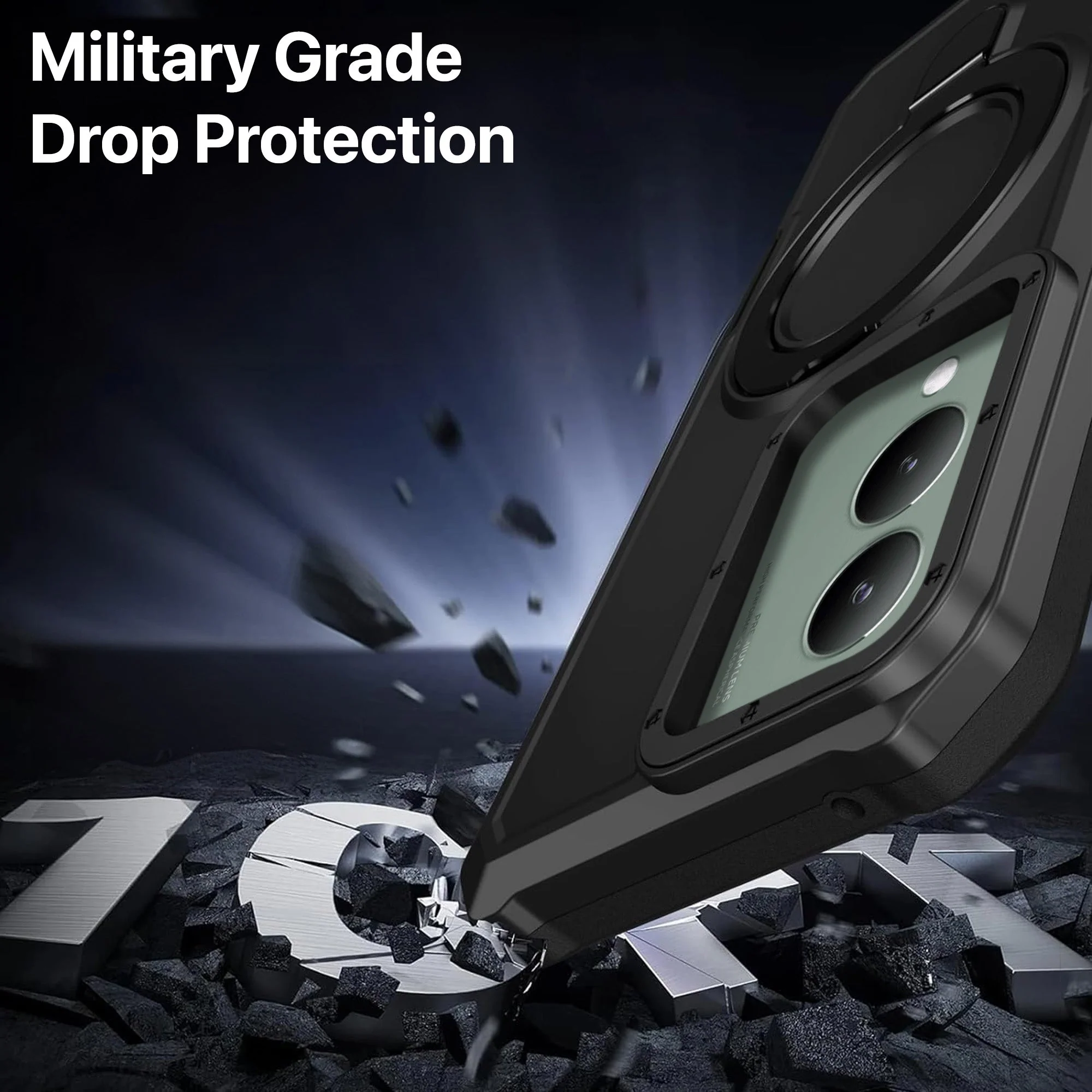 Vaku ® Vivo Y17s Astor Military Grade Armor Protective Back cover - Image 12