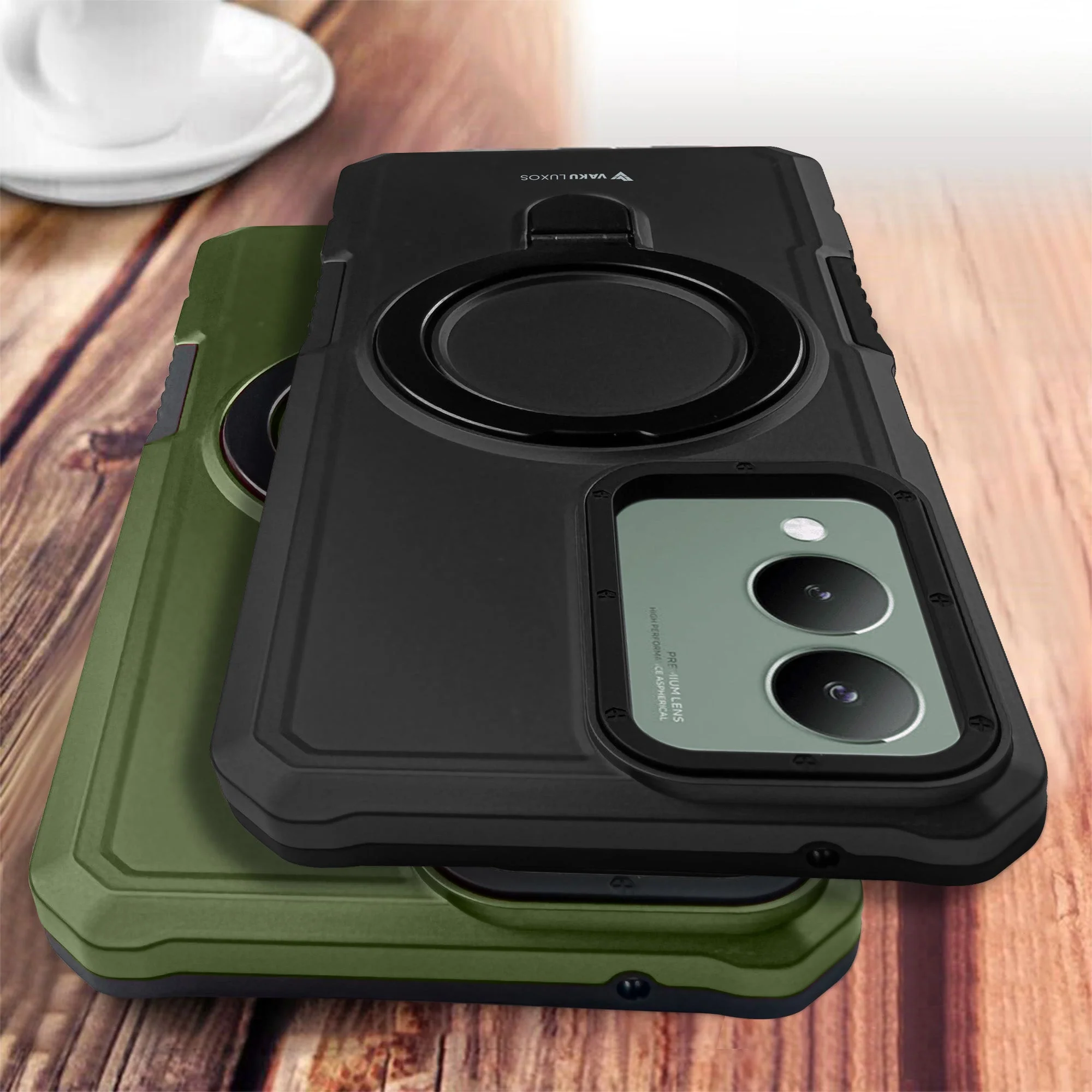 Vaku ® Vivo Y17s Astor Military Grade Armor Protective Back cover - Image 2