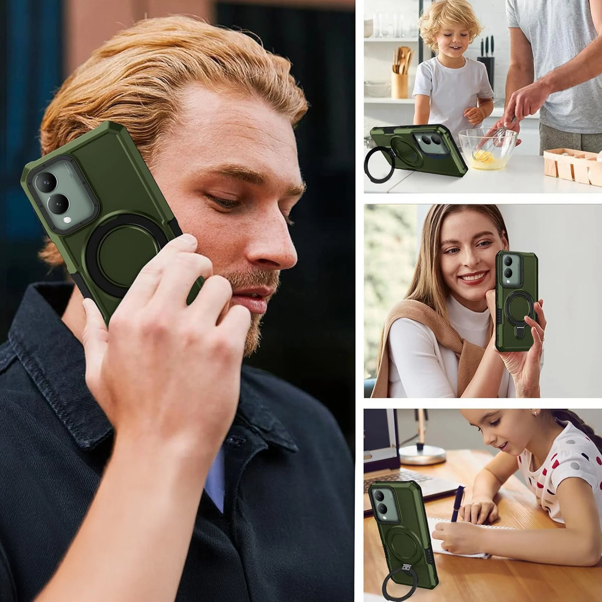 Vaku ® Vivo Y17s Astor Military Grade Armor Protective Back cover - Image 5
