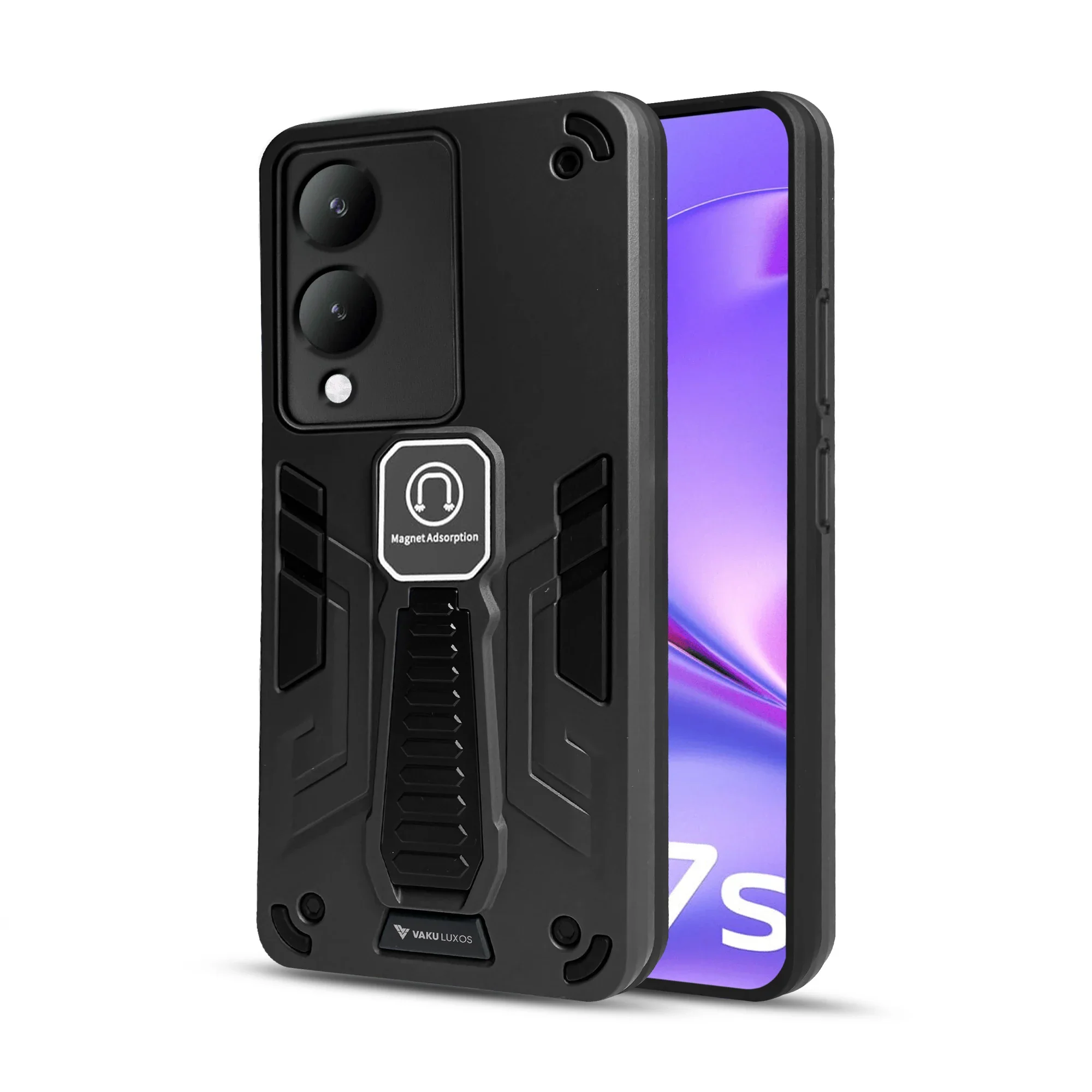 Vaku ® Vivo Y17s Valor Military Grade Shockproof Back Cover