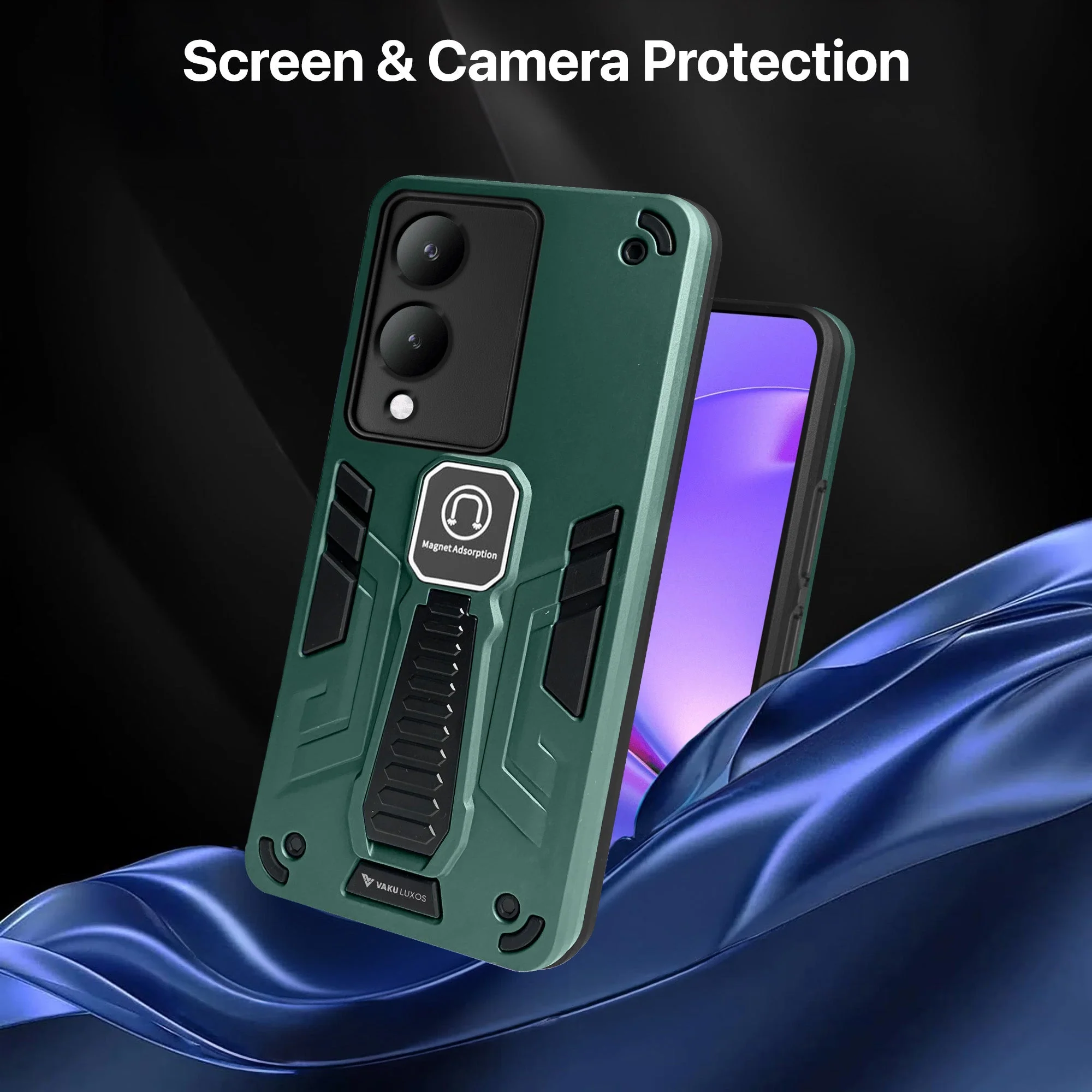 Vaku ® Vivo Y17s Valor Military Grade Shockproof Back Cover - Image 10