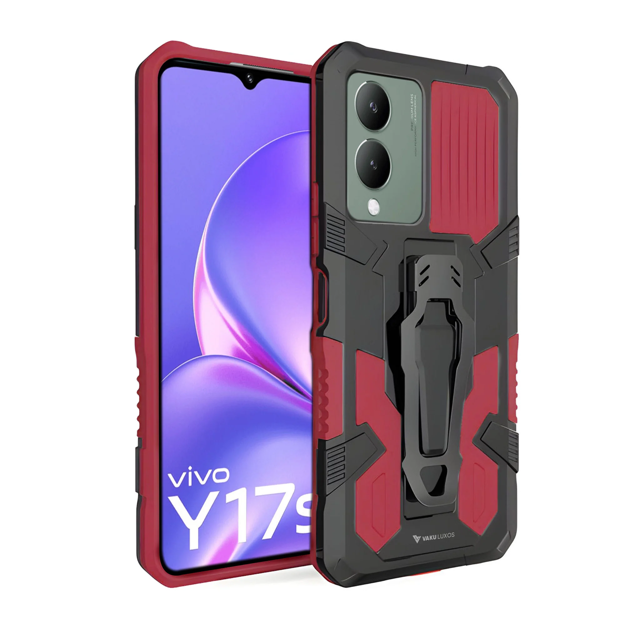 Vaku ® Vivo Y17s Vanguard Military Grade Back Cover - Image 15