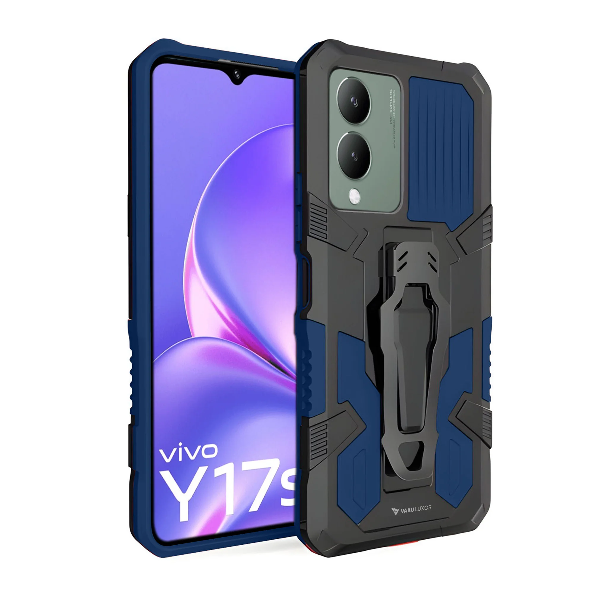 Vaku ® Vivo Y17s Vanguard Military Grade Back Cover - Image 16